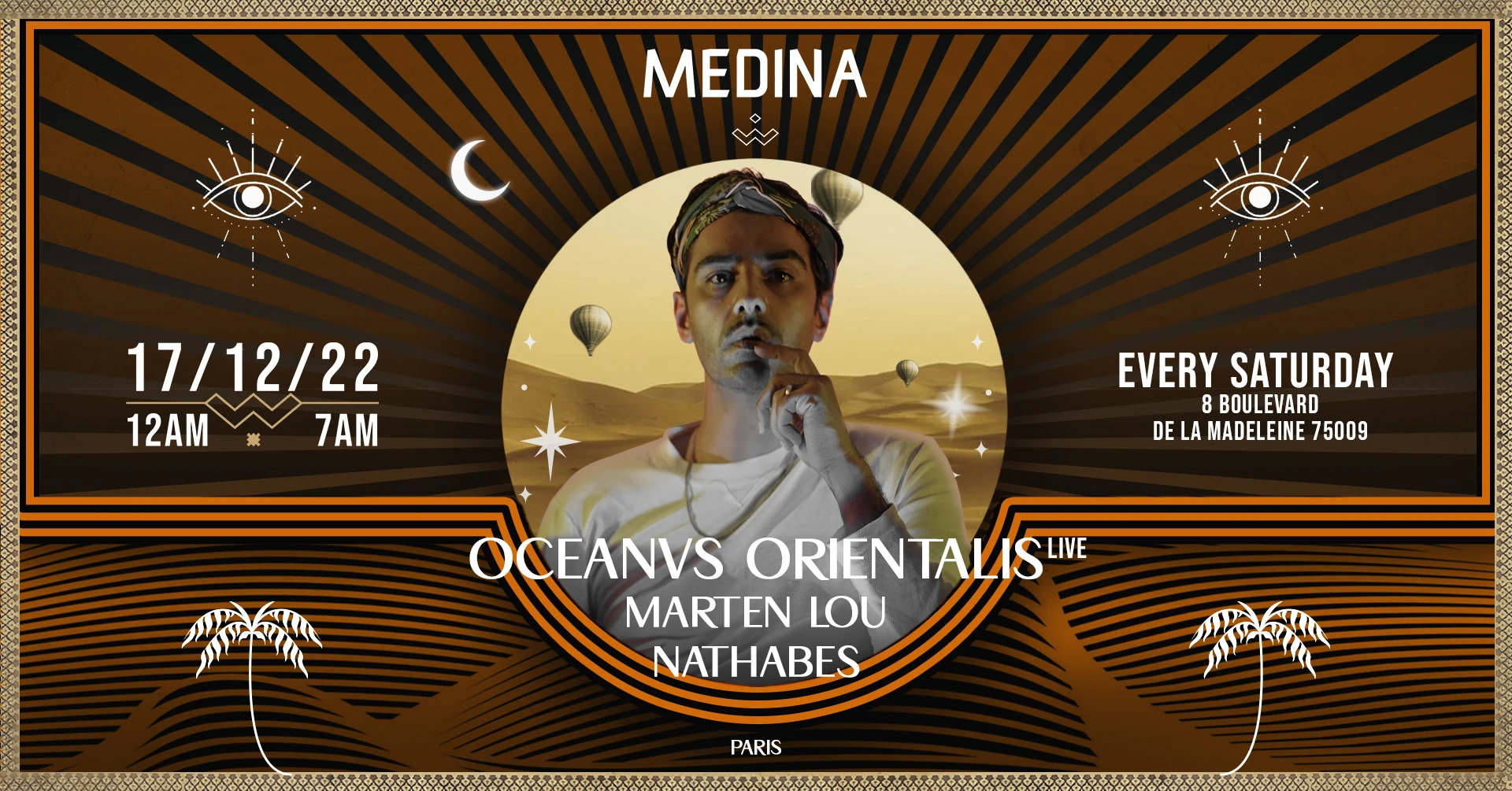 Medina | Oceanvs Orientalis | Samedi 17 Dec  Cover