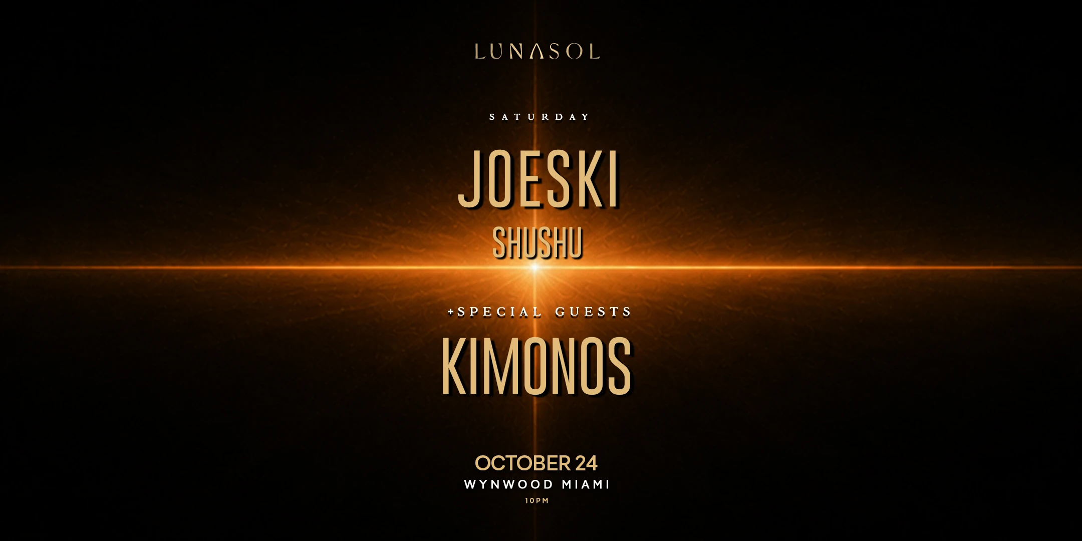 Lunasol Pres. Joeski + Special Guest Kimonos Cover