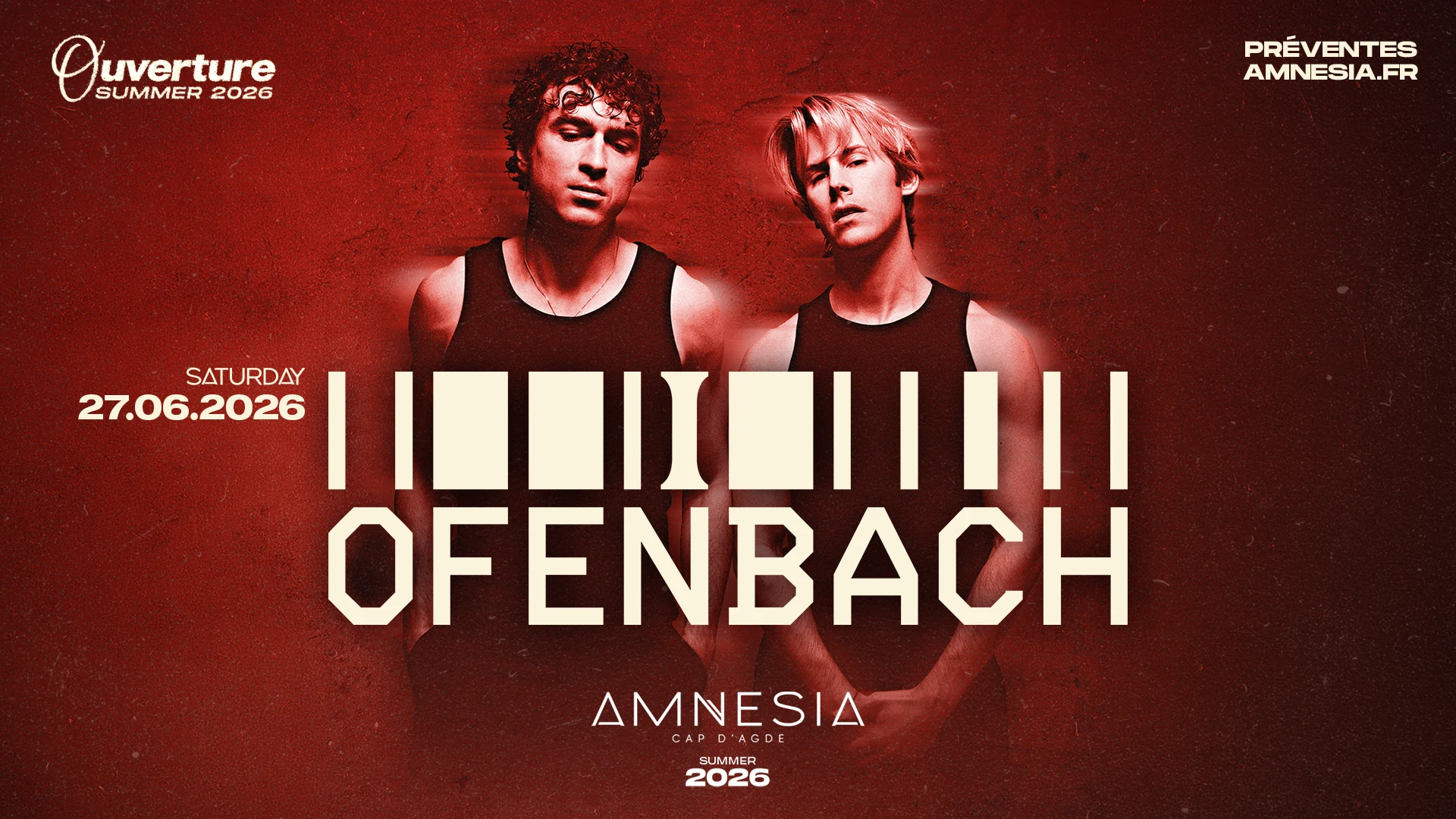 Ofenbach @ Amnesia (Opening) Cover