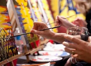 Sip & Paint. 2h Fun With Art, Music, Unlimited Snacks & Wine Cover