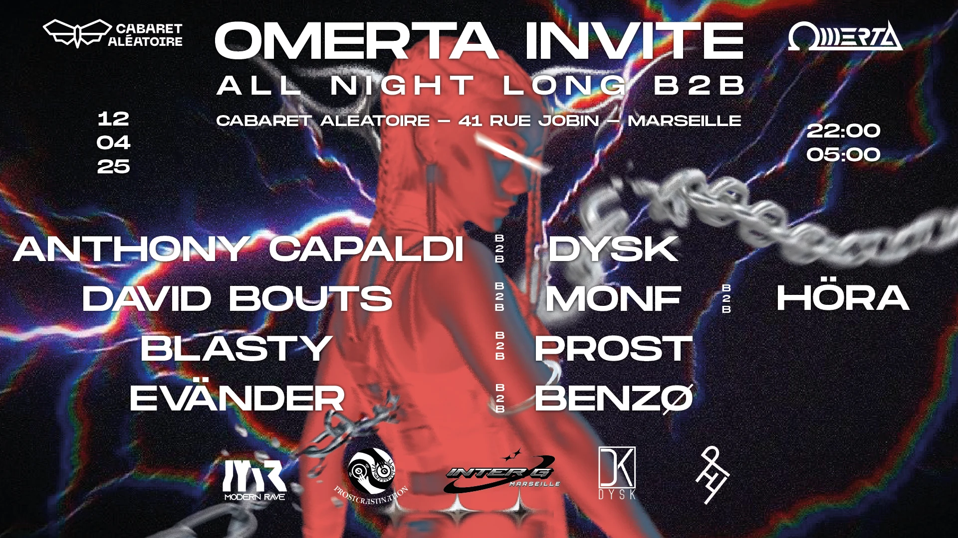 Omerta Invite : 7h De B2b Des Collectifs Cover