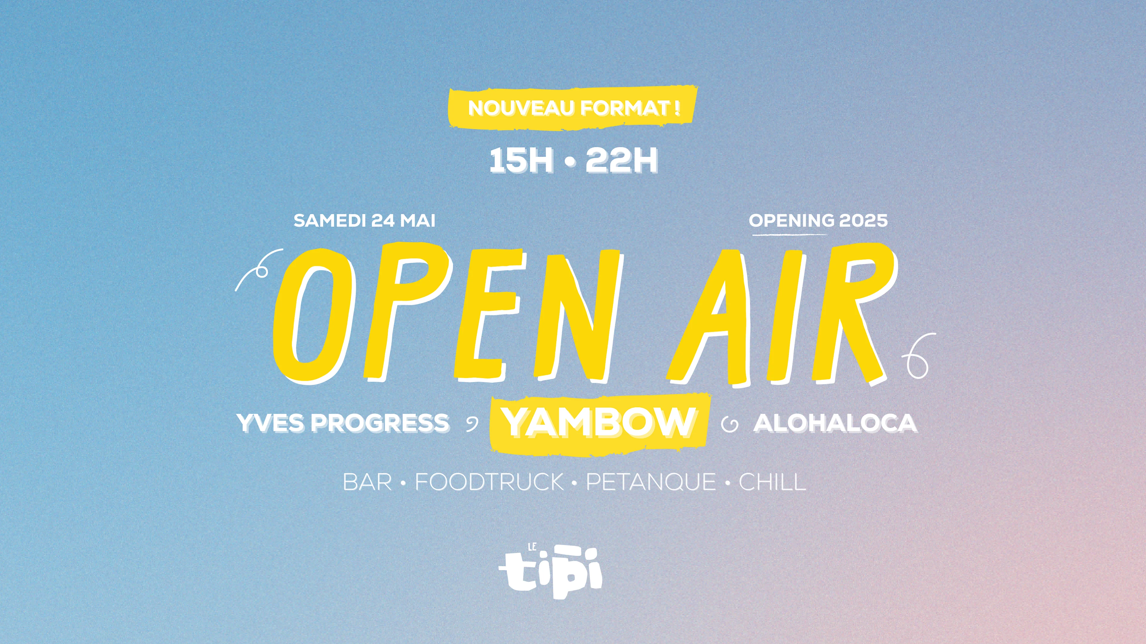 Opening Du Tipi 2025 Cover