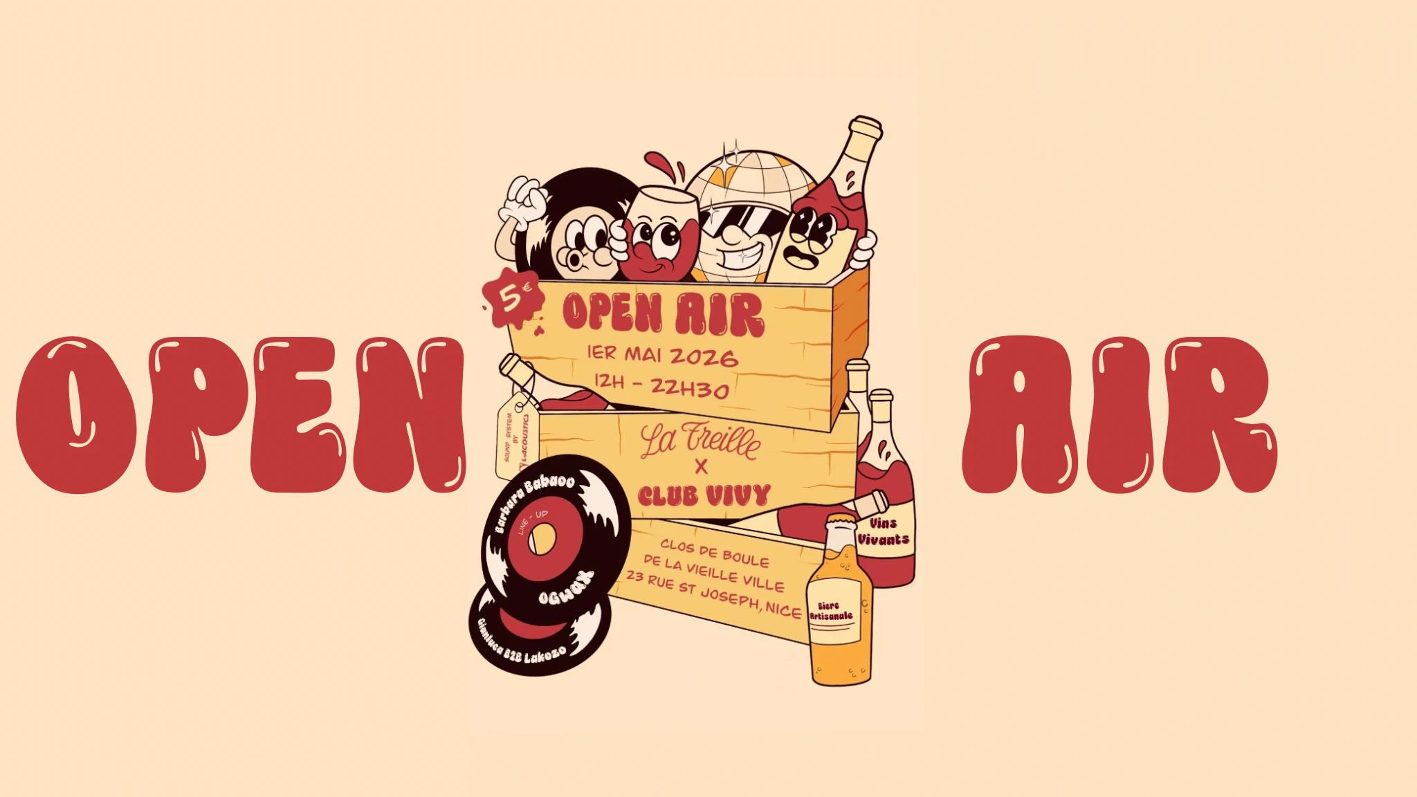 Open Air Club Vivy X La Treille Cover