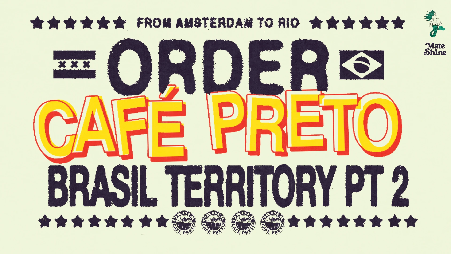 Order X Café Preto - Amsterdam To Rio - 13.12 Cover