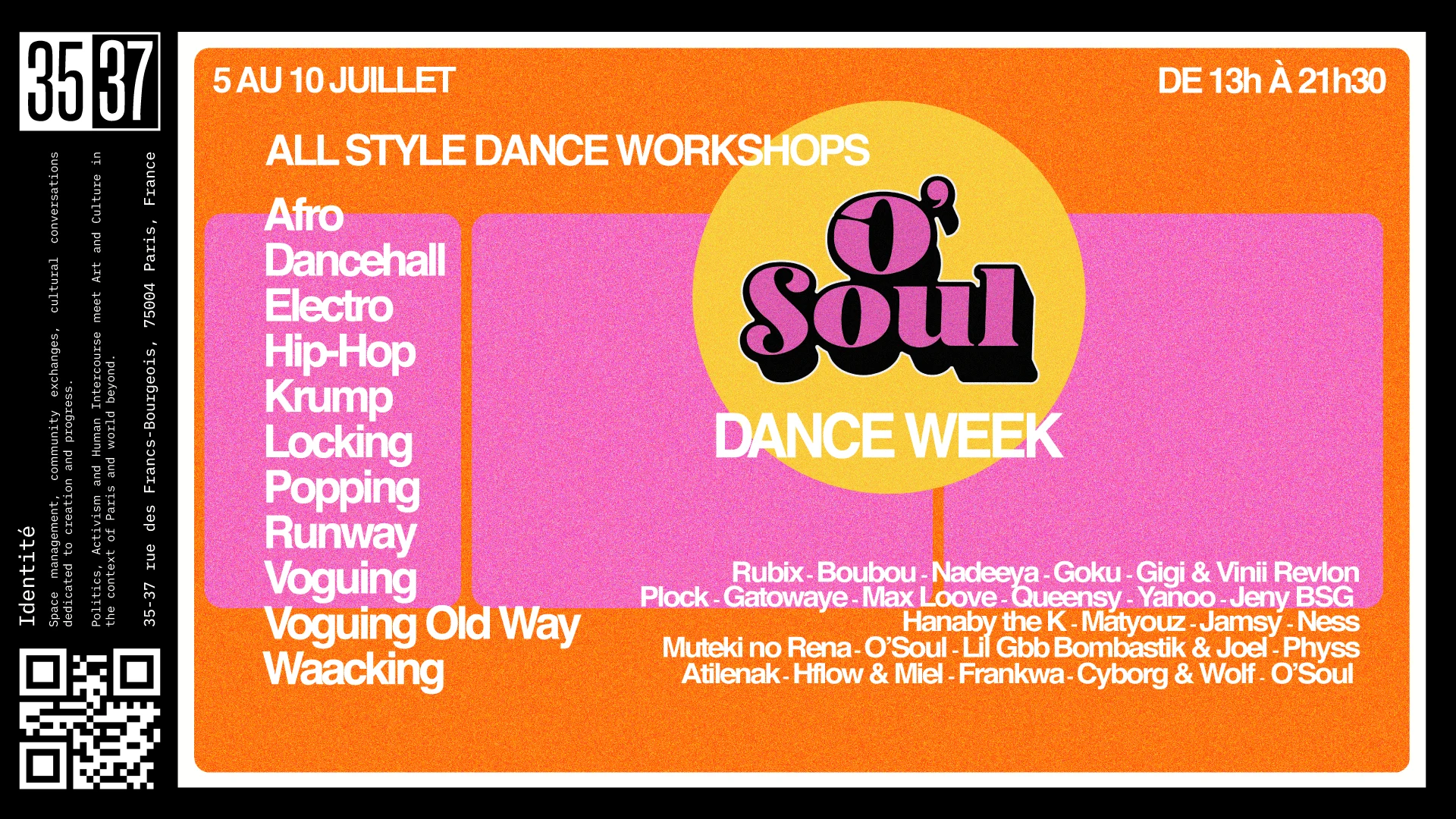 O'soul Dance Week Cover