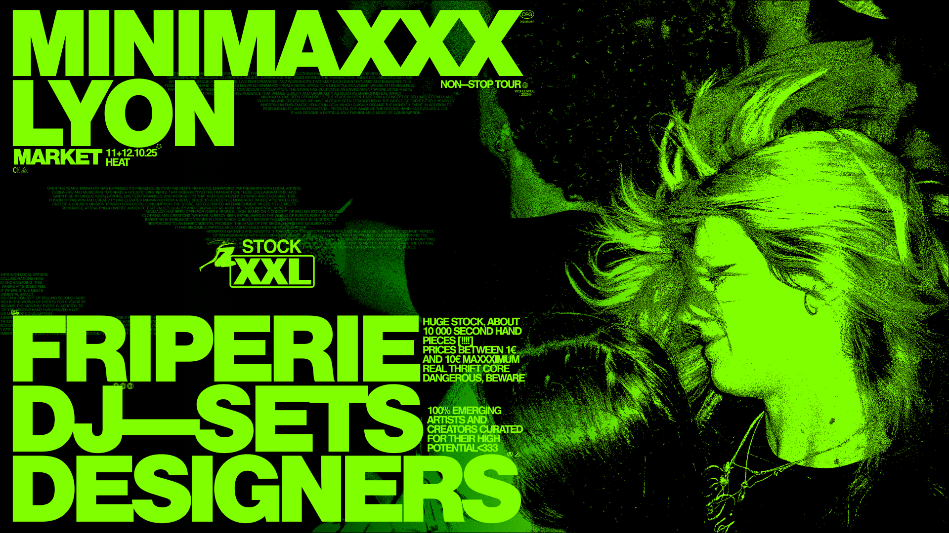[Lyon] Friperie + Dj-Sets + Designers — Stock Xxxxxl Cover