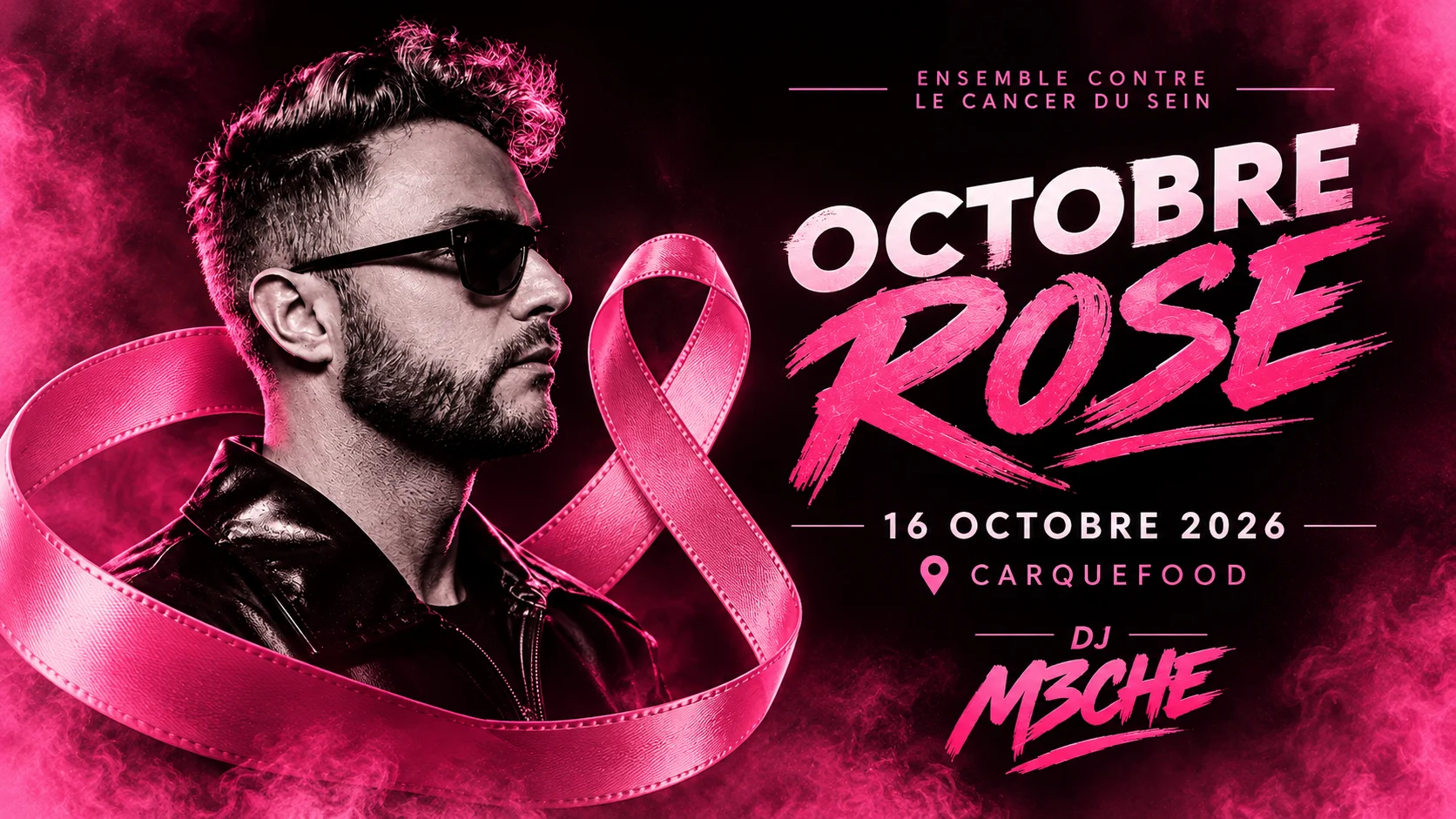 Octobre Rose I Carquefood I Dj M3che Cover