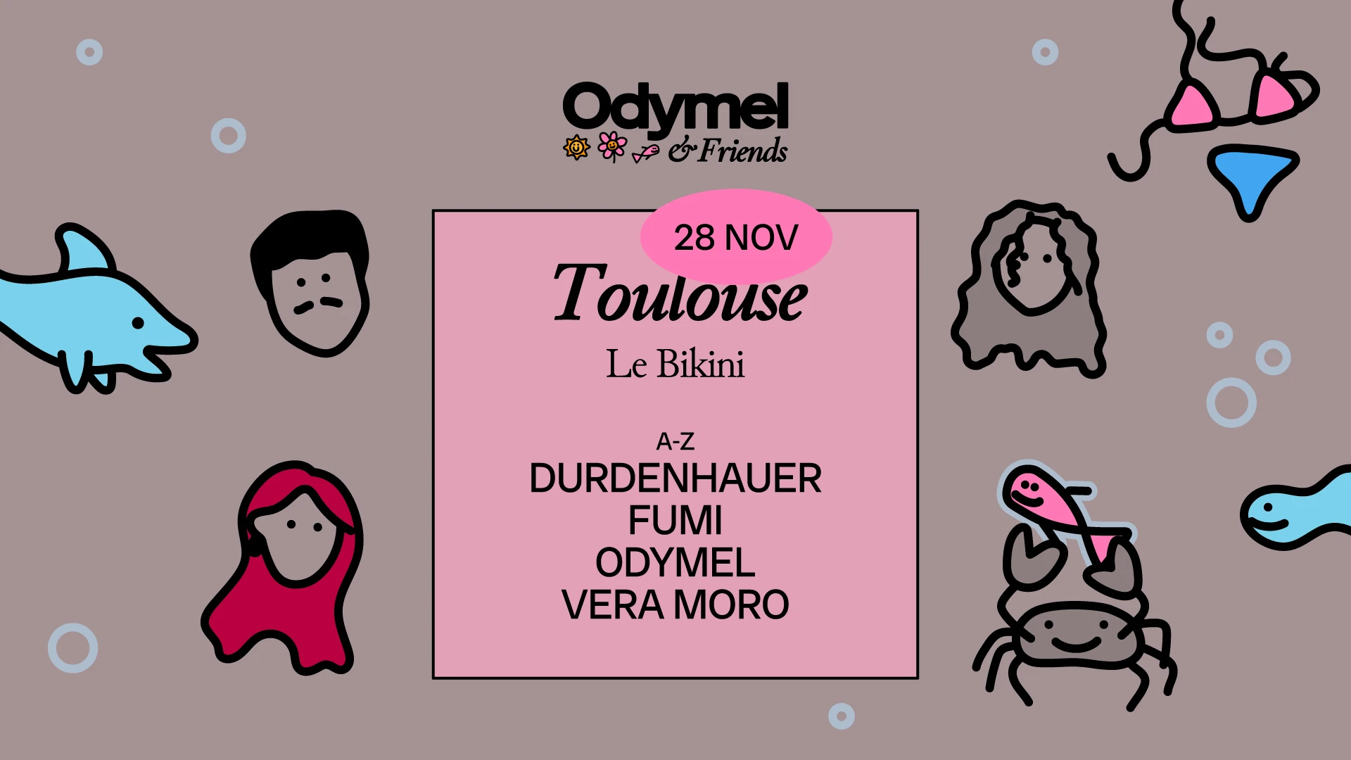 Odymel & Friends : Durdenhauer + Fumi + Vera Moro Cover