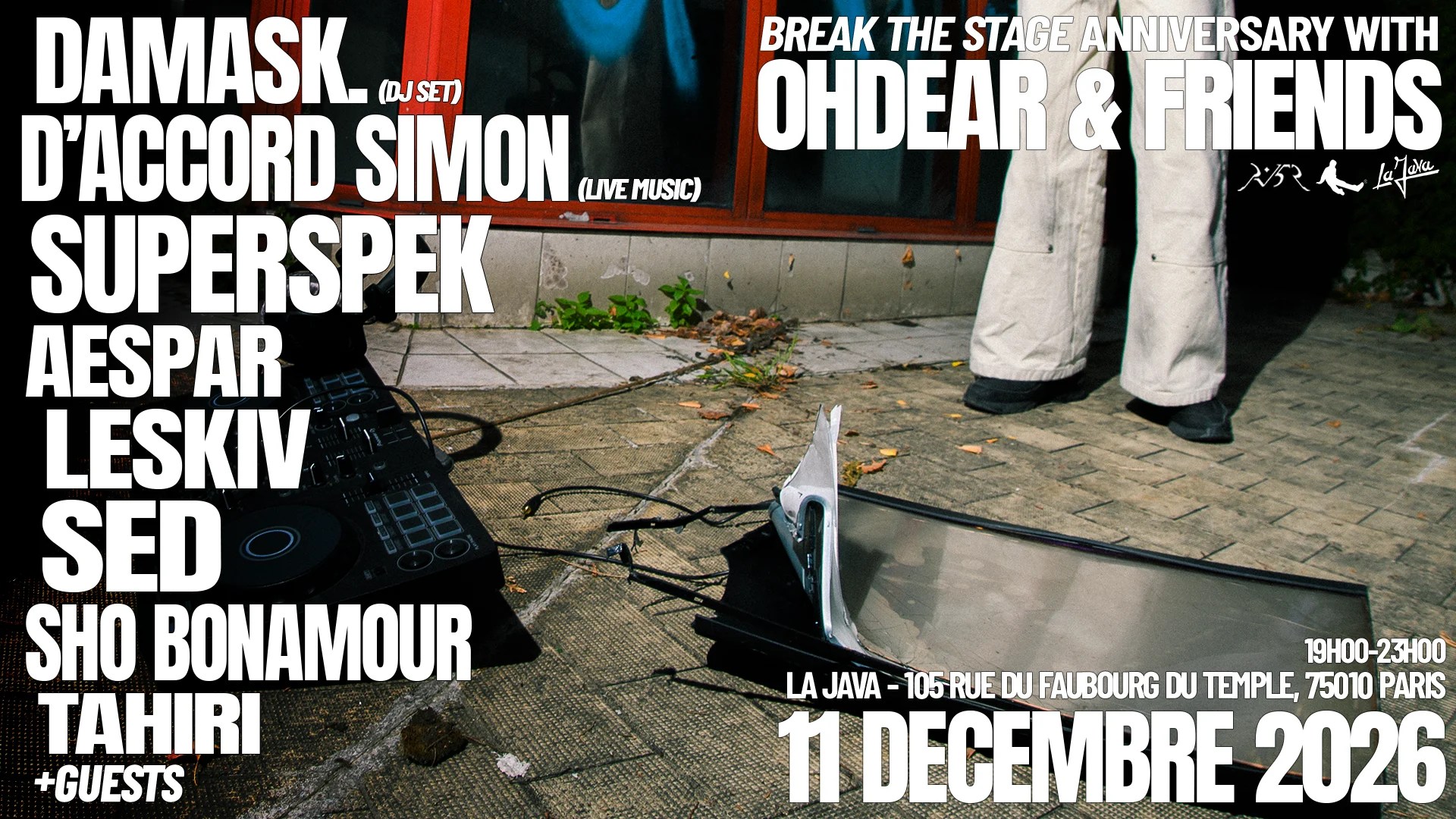 Break The Stage Anniversary With Ohdear & Friends Cover