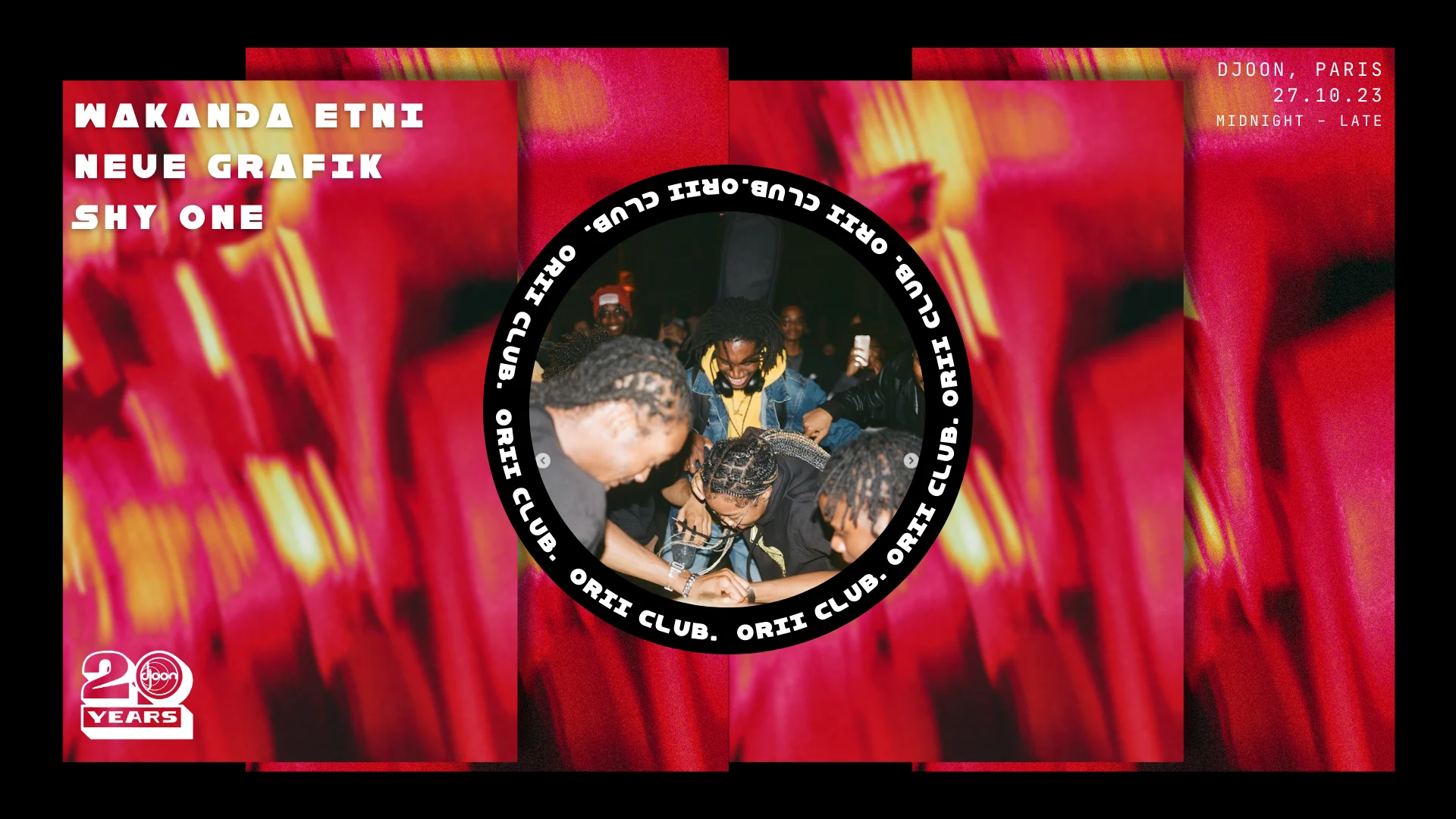 Djoon Presents Orii Club: Wakanda Etni Neue Grafik & Shy One Cover