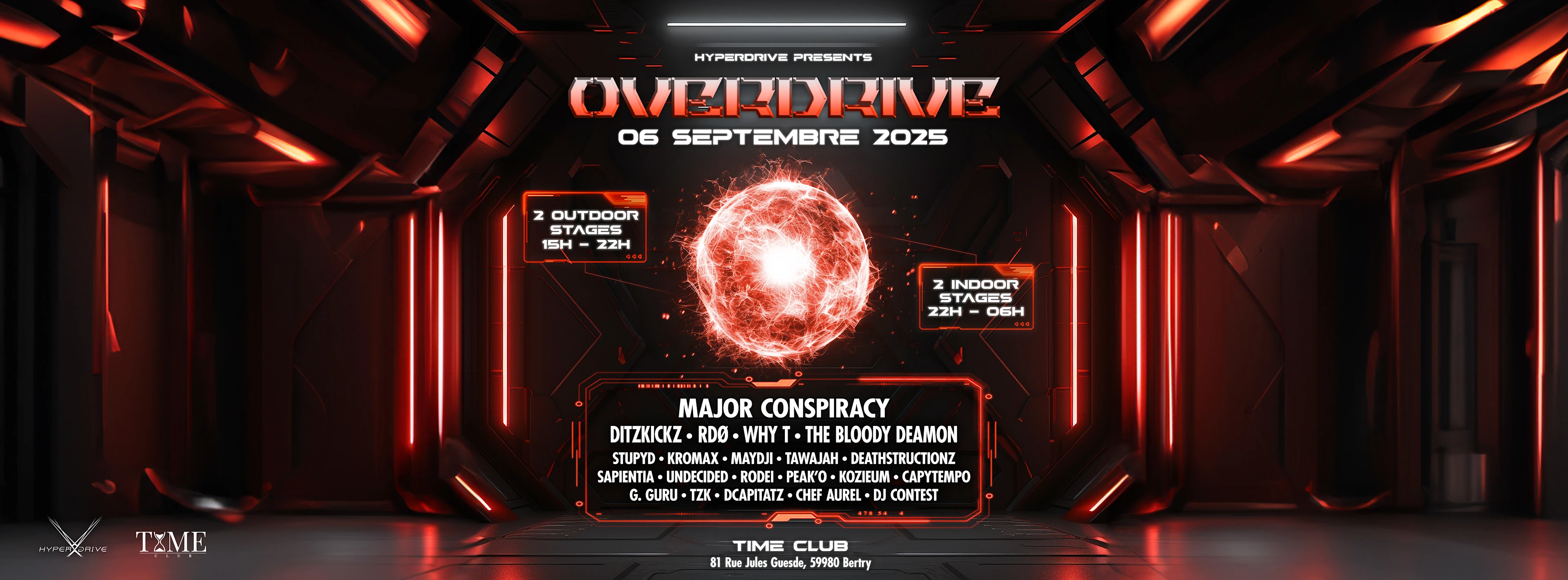 Overdrive Early Hc & Uptempo Outdoor & Indoor + De 20 Artist Cover