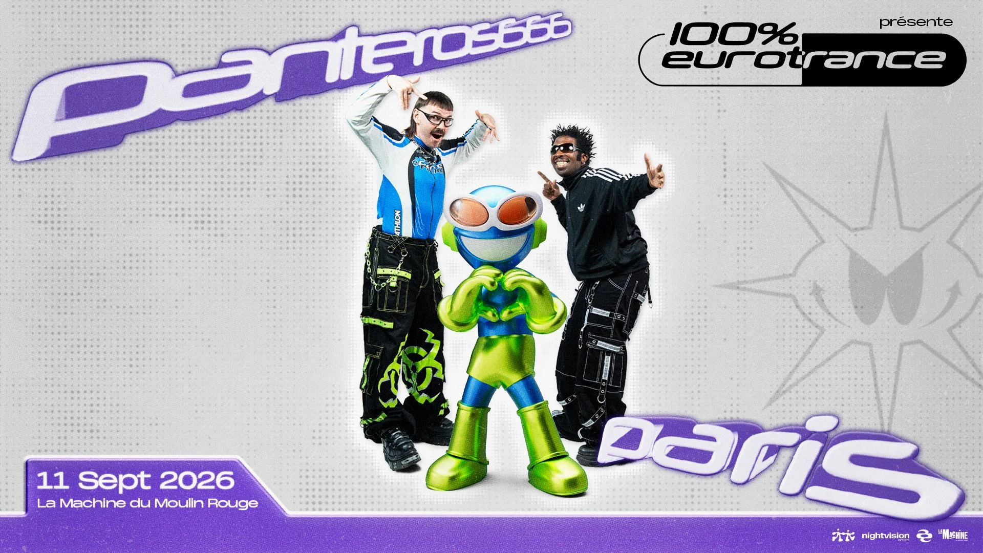 Panteros666 Présente 100% Eurotrance - Paris Cover