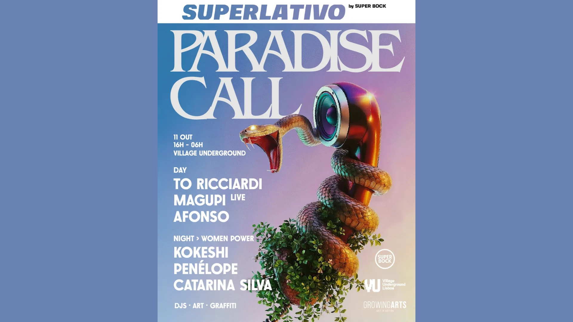 Superlativo By Super Bock Feat Paradise Call Cover