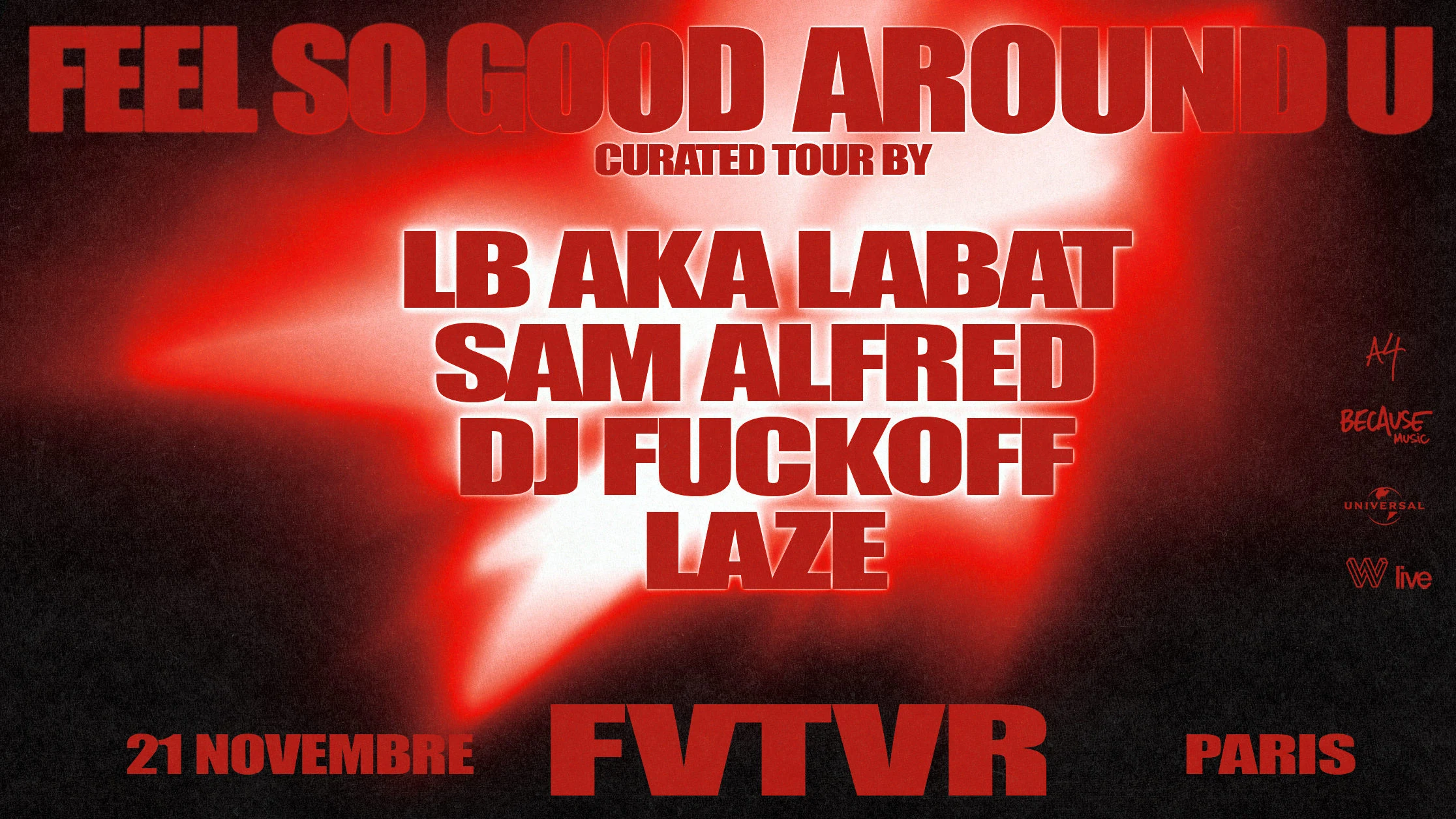 Lb Aka Labat Curated Tour W/ Sam Alfred, Dj Fuckoff & Laze Cover