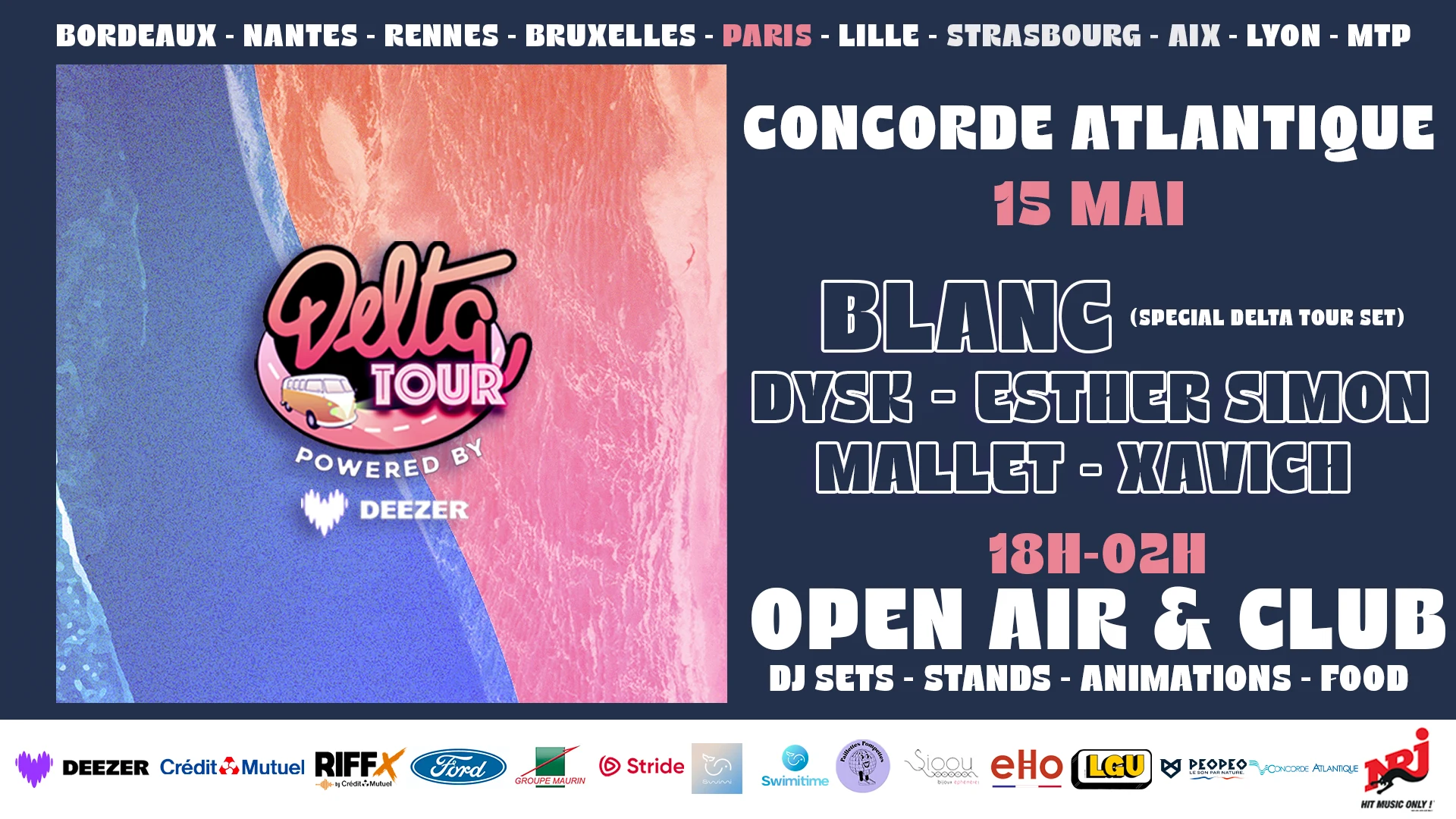 Open Air : Delta Tour X Concorde Atlantique - Paris Cover