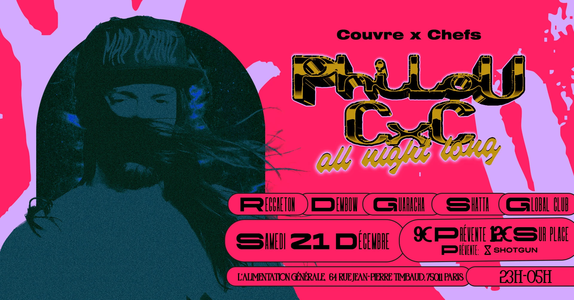 Philou CXC All Night Long Cover