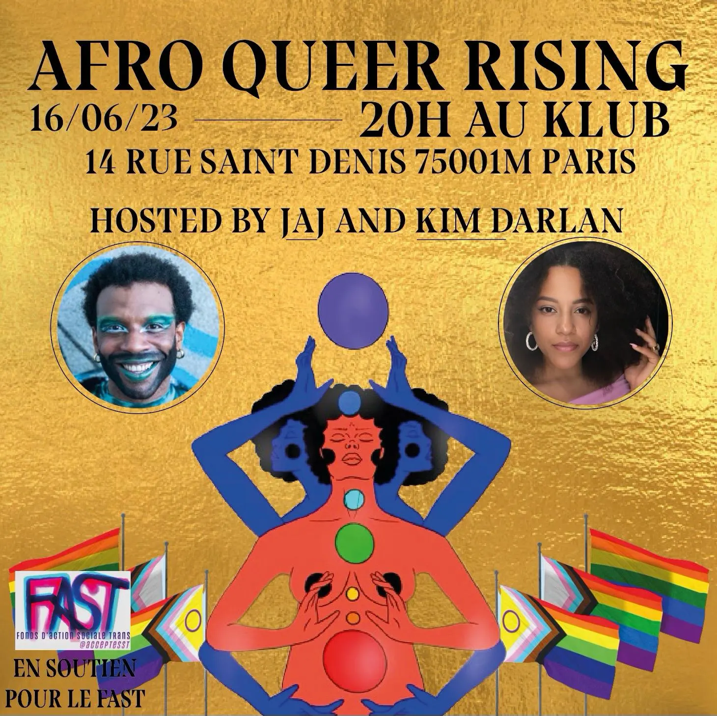Afroqueerrising Cabaret En Soutien À Acceptess-T Cover