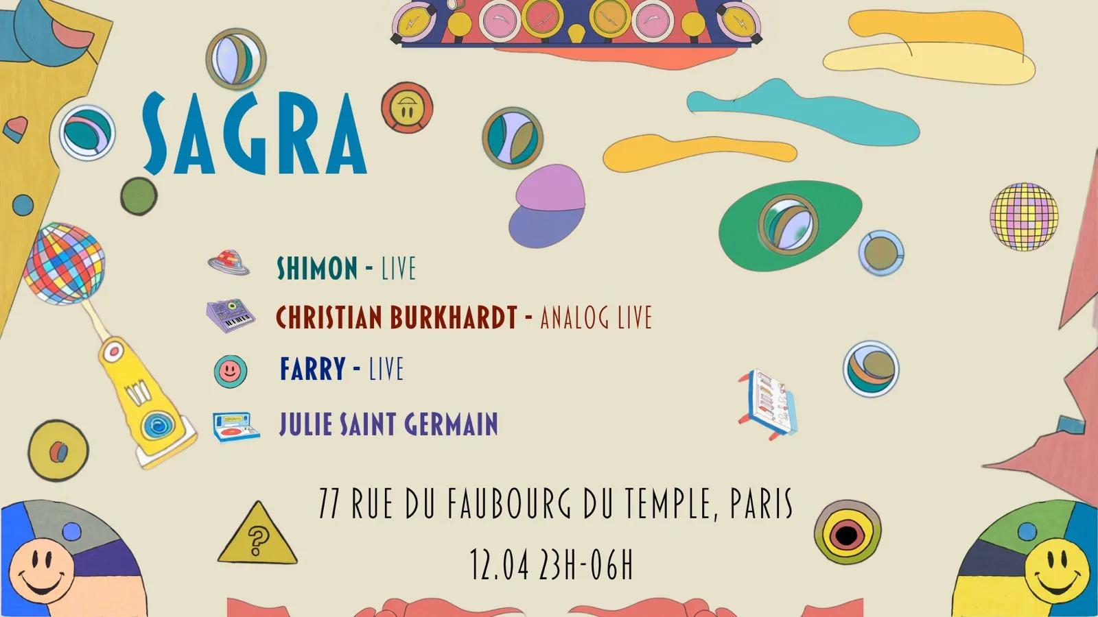 Sagra Invite Christian Burkhardt (Analog Live) Cover