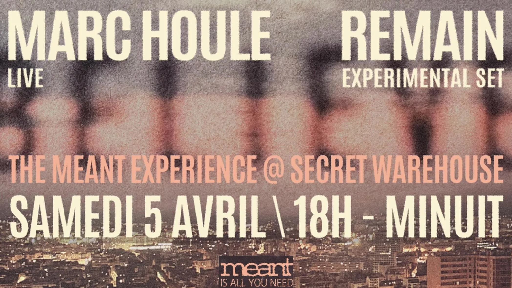 The Meant Experience Ft. Marc Houle Live, Remain Cover