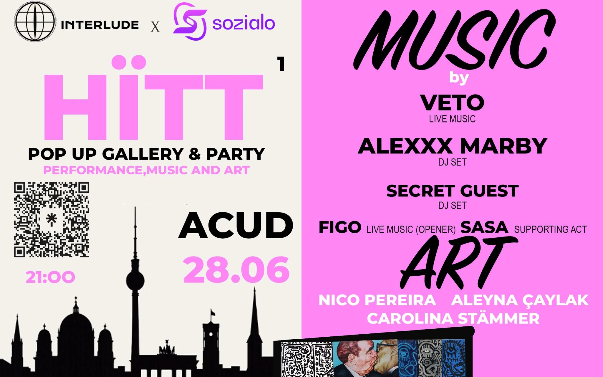 Hïtt | Pop Up Gallery & Party Cover