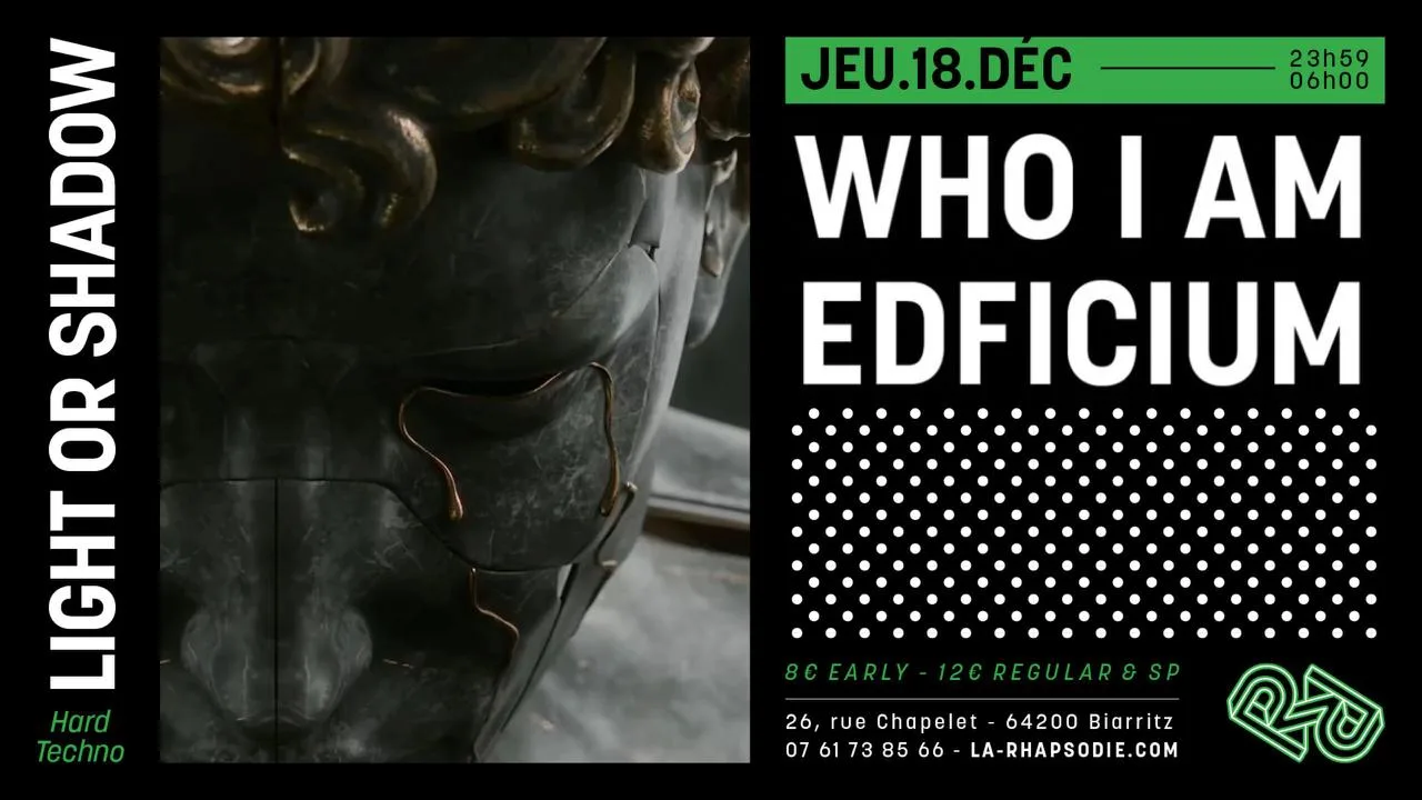 Light Or Shadow : Who I Am • Edficium Cover
