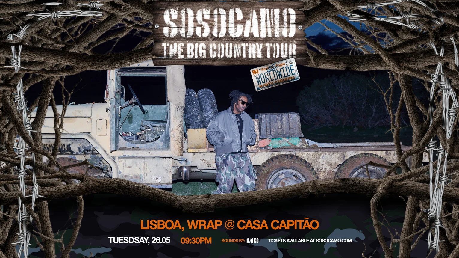 Sosocamo X Wrap @ Casa Capitão Cover