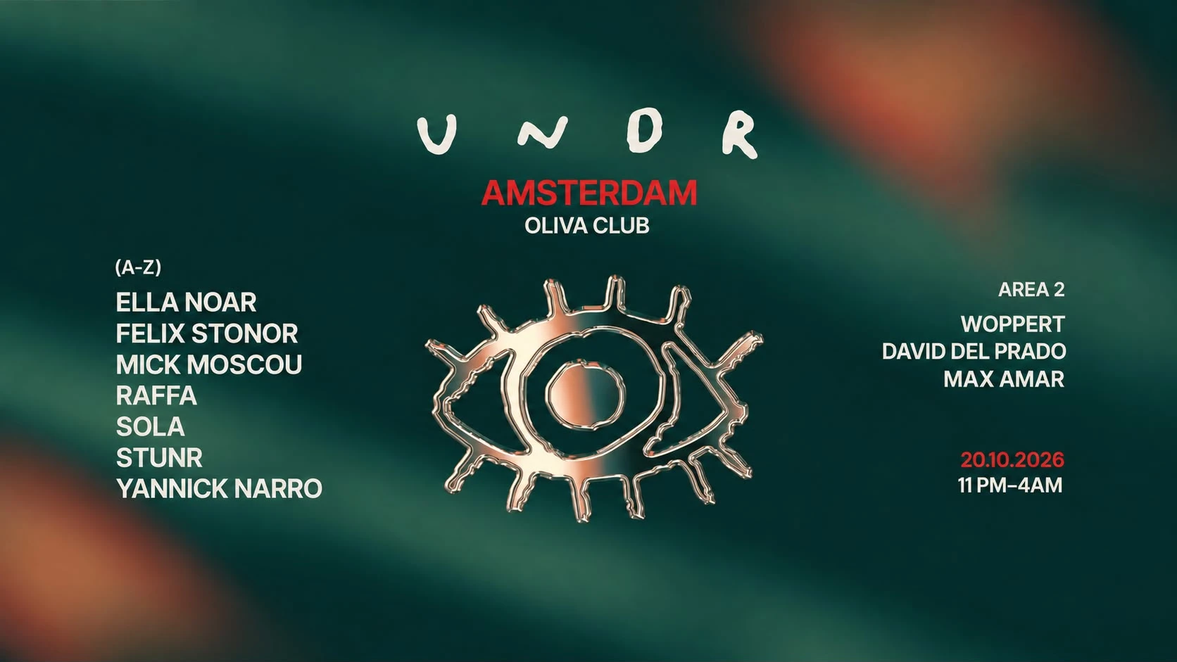 Undr - Amsterdam - Oliva Club Cover