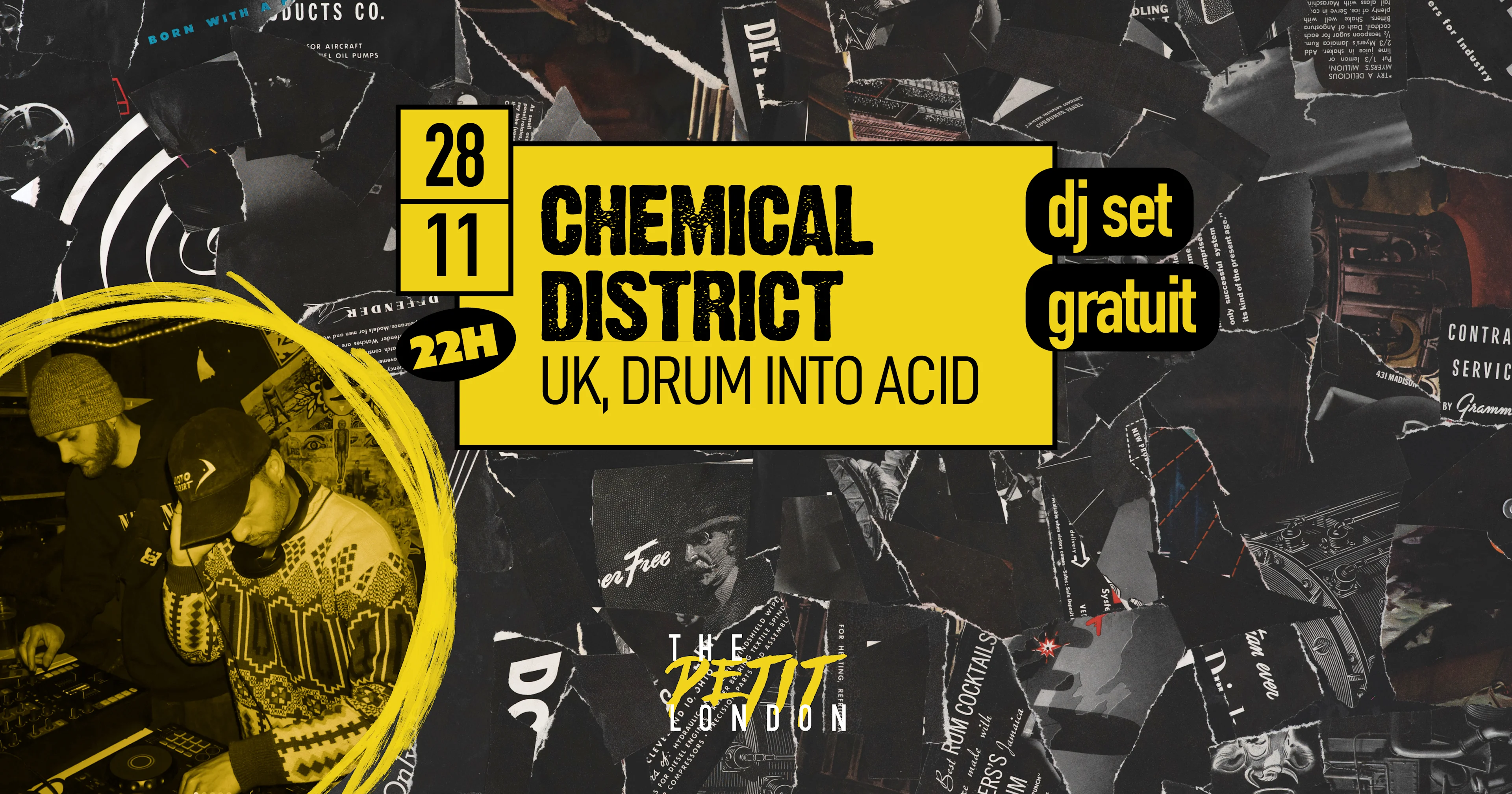 (Uk) (Drum) (Acid) Chemical District By The Petit London Cover