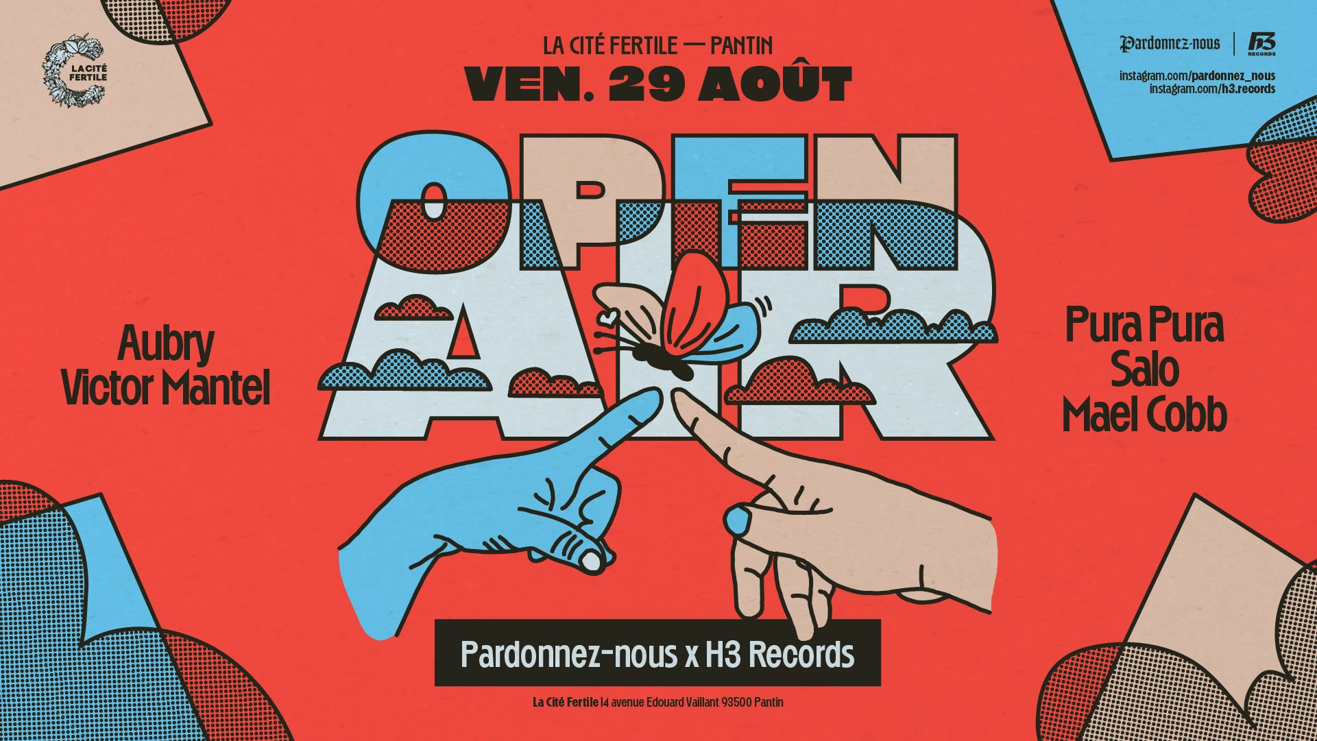 Open Air - Pardonnez-Nous X H3 Records Cover