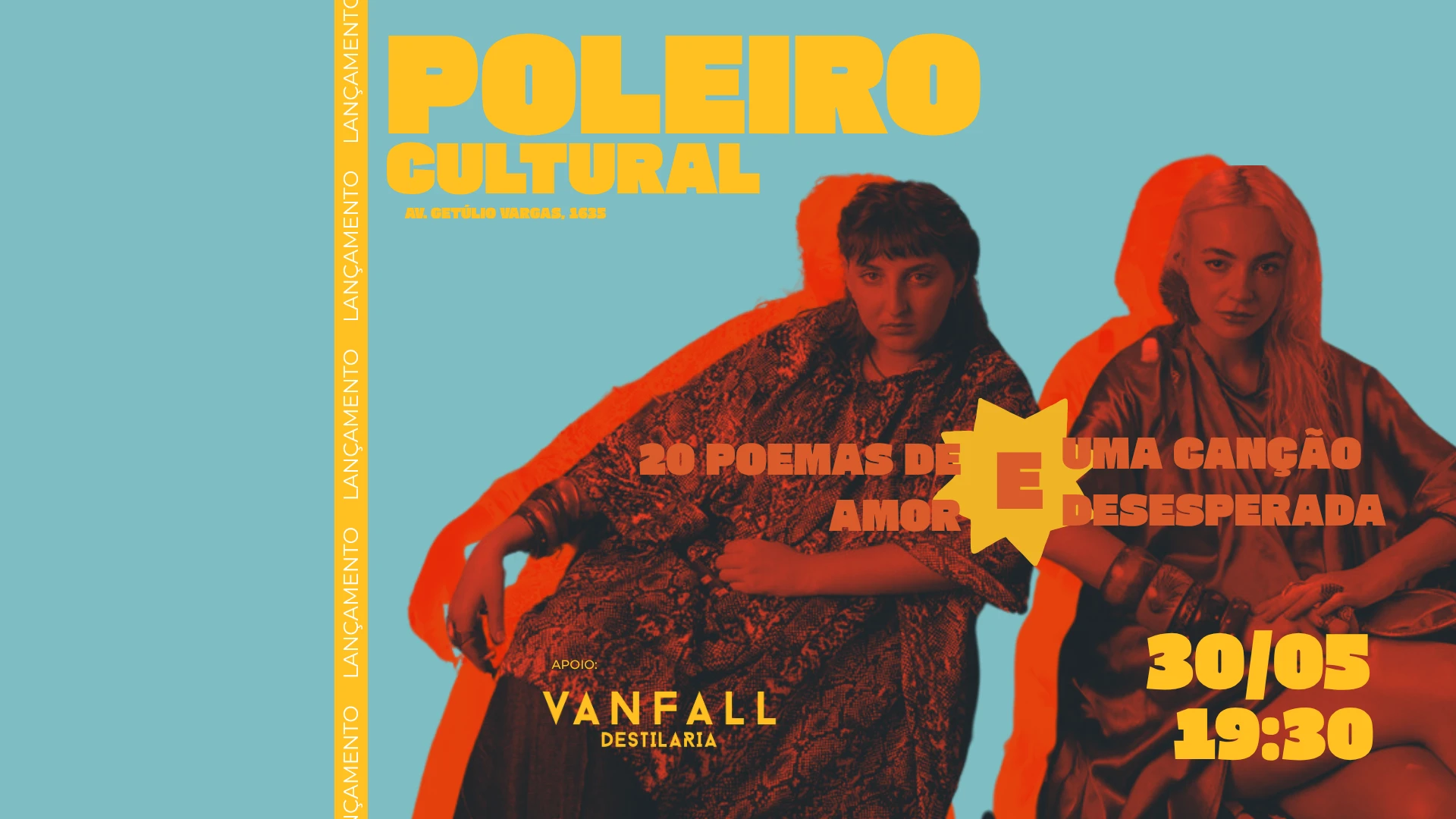 Lançamento - 20 Poemas De Amor E Uma Canção Desesperada Cover
