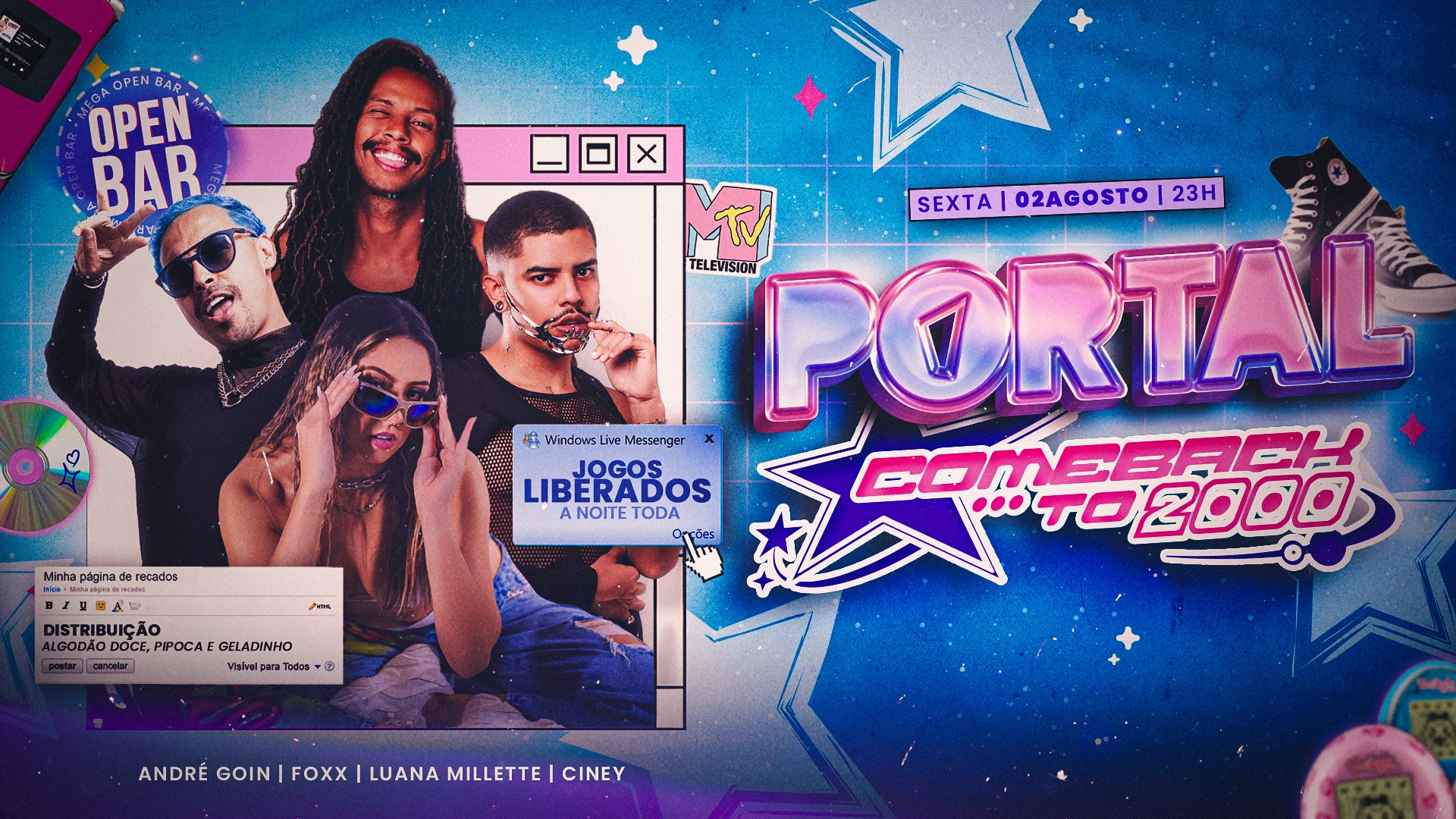 Portal Rio - Comeback To 2000's / Mega Open Bar Cover