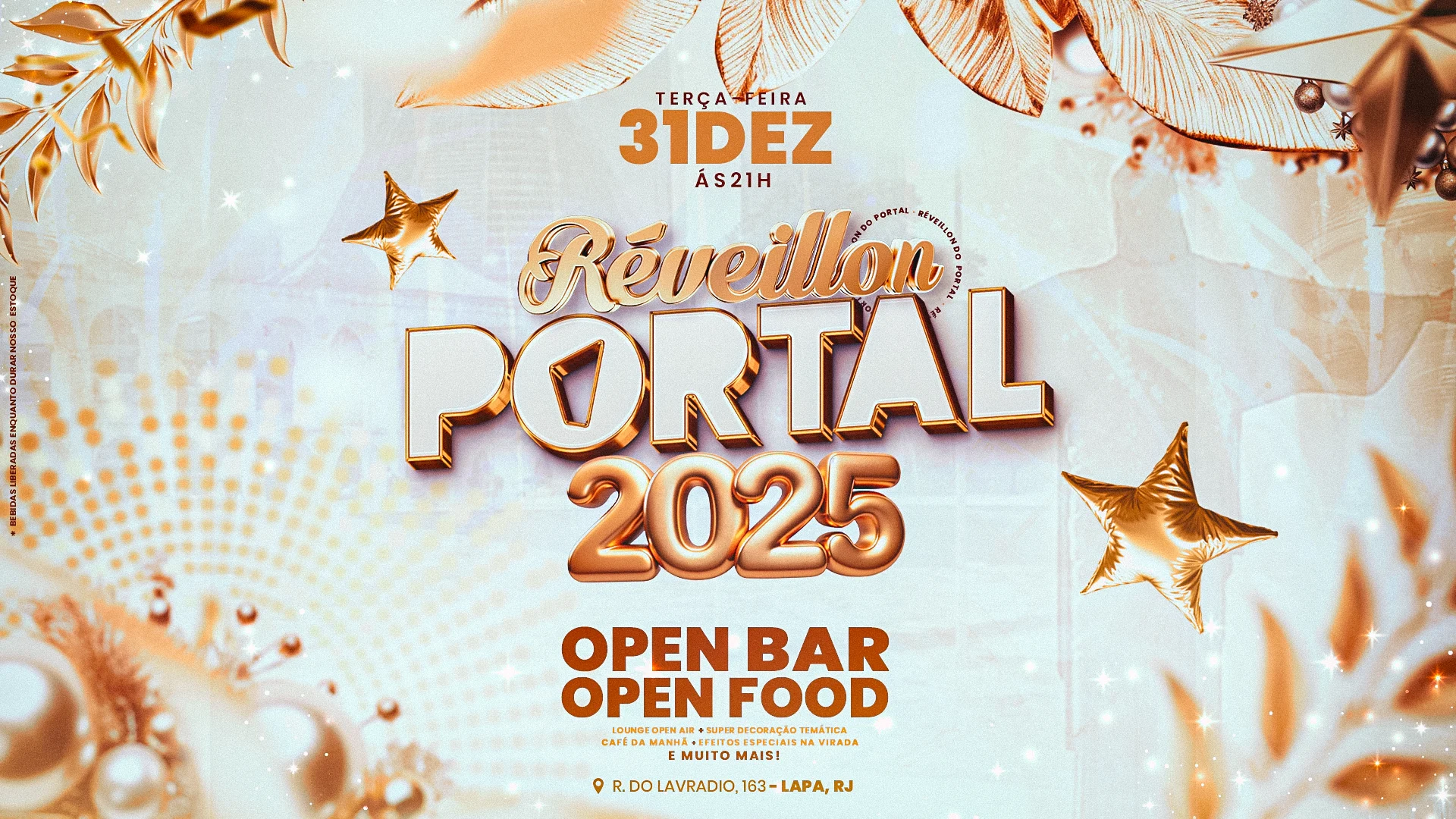 Portal Réveillon - All Inclusive: Open Bar E Open Food Cover