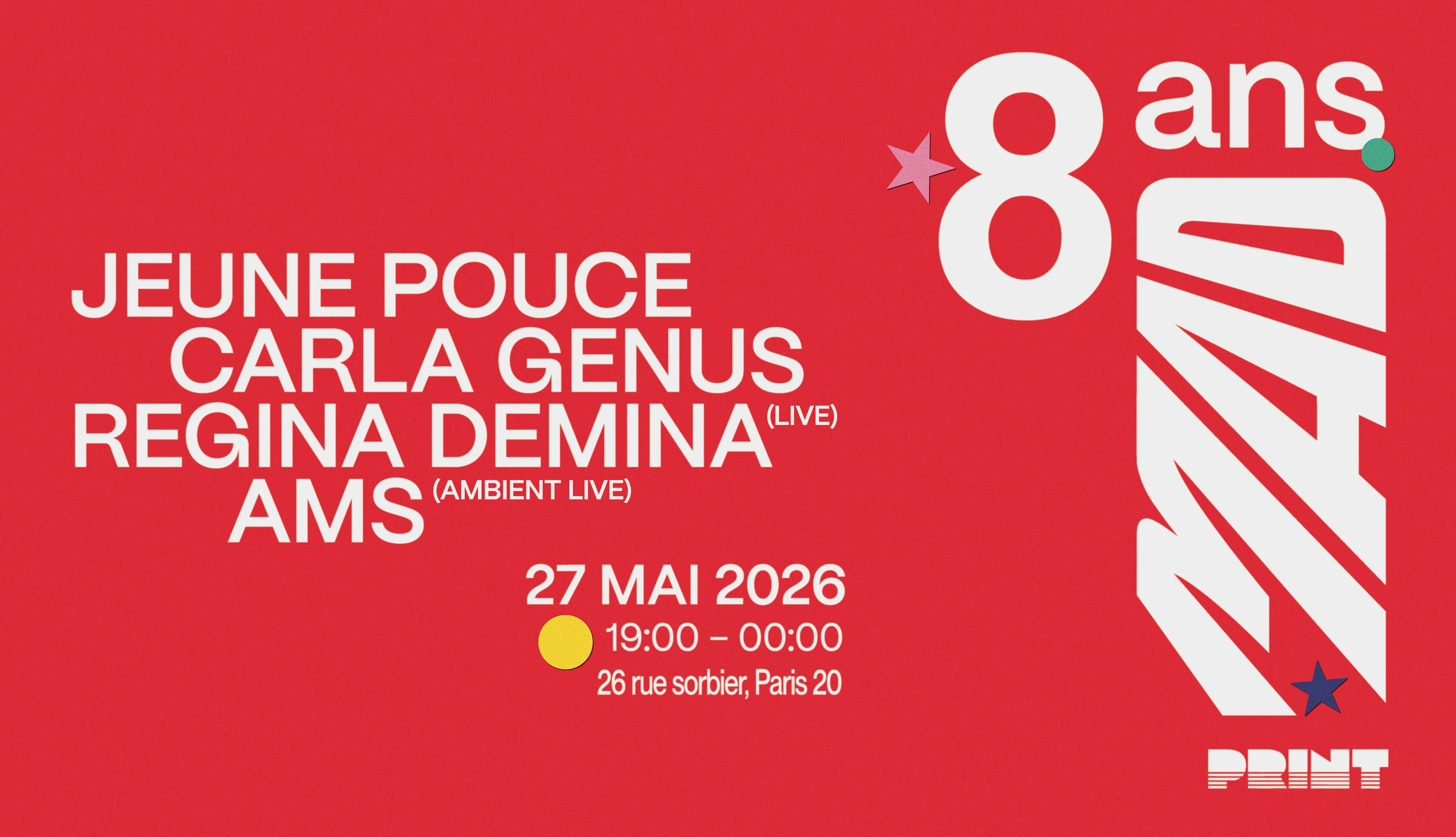 Print X Mad 8 Ans - 27.05 / Ams, Regina Demina, Carla Genus Cover
