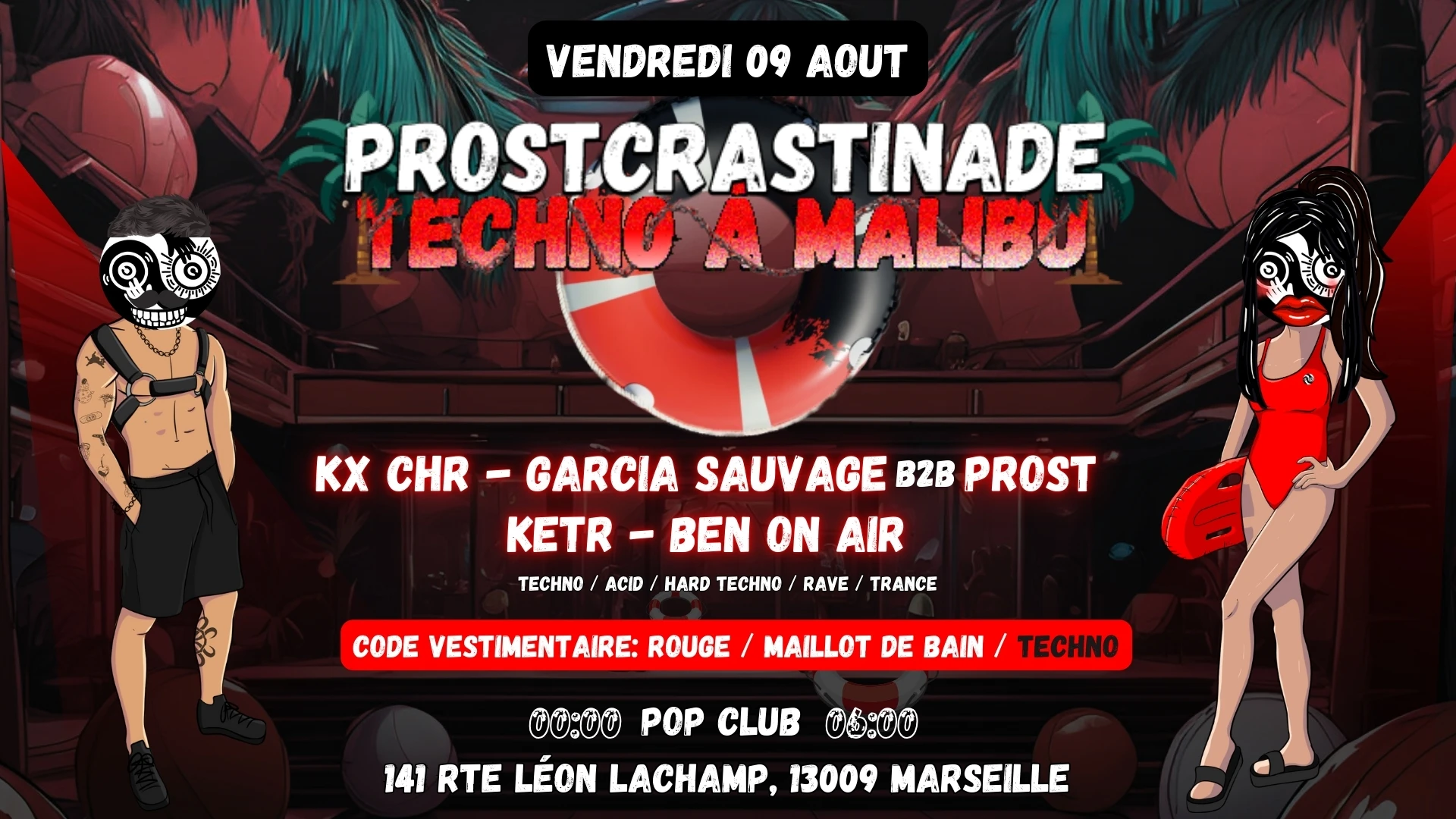 Prostcrastinade - Techno A Malibu Cover