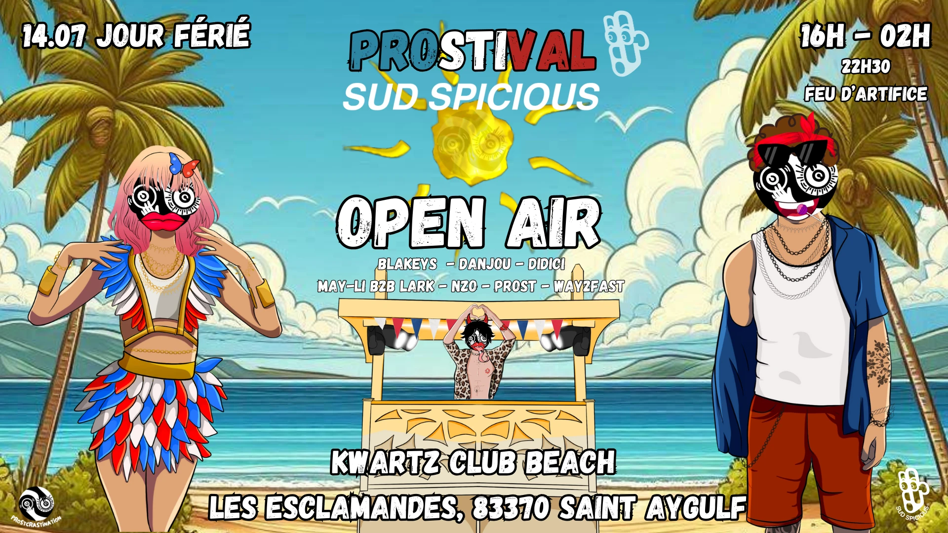 Prostival X Sud'spicious Open Air Cover