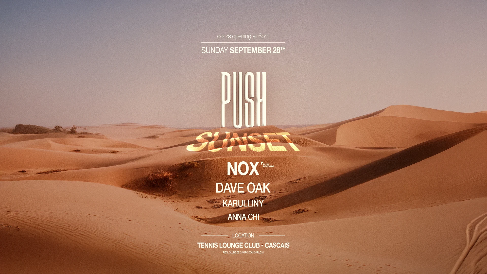 Push Sunset X Cascais Cover
