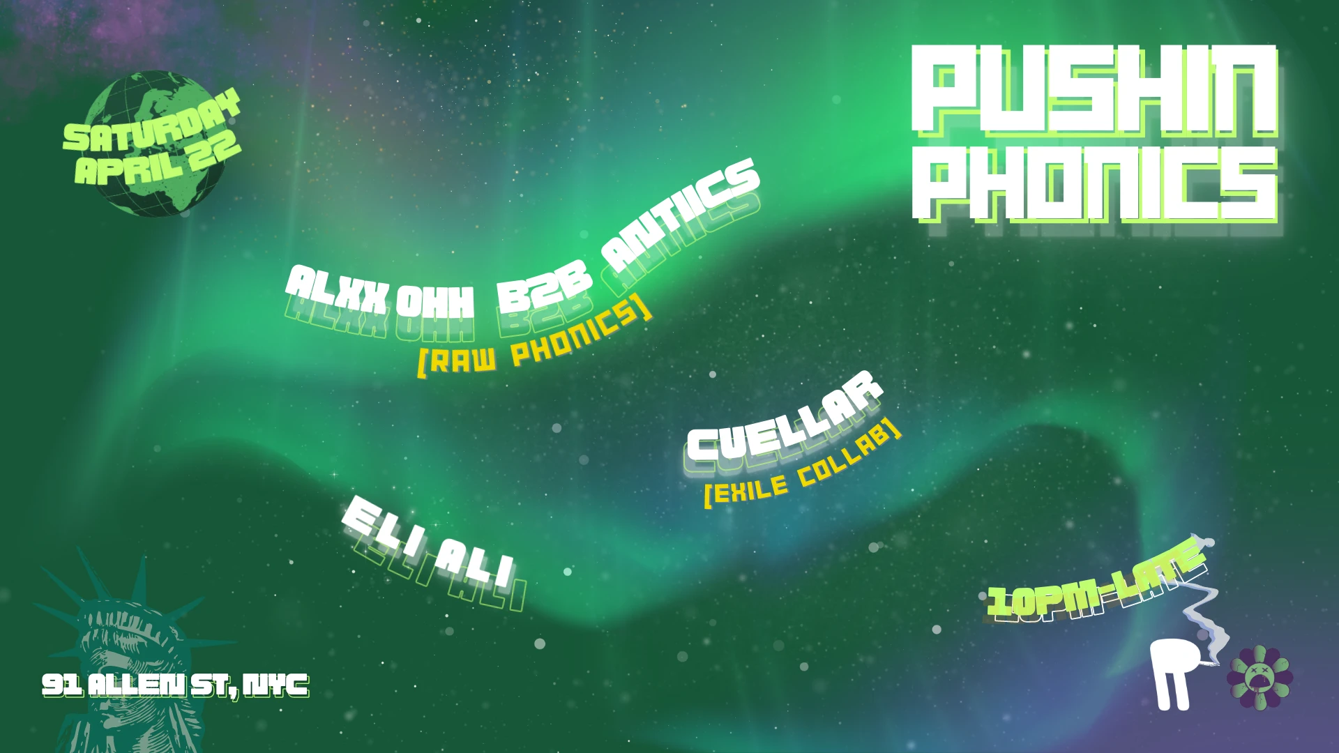 Pushin Phonics 2: Alxx Ohh B2b Antiics / Cuellar / Eli Ali Cover