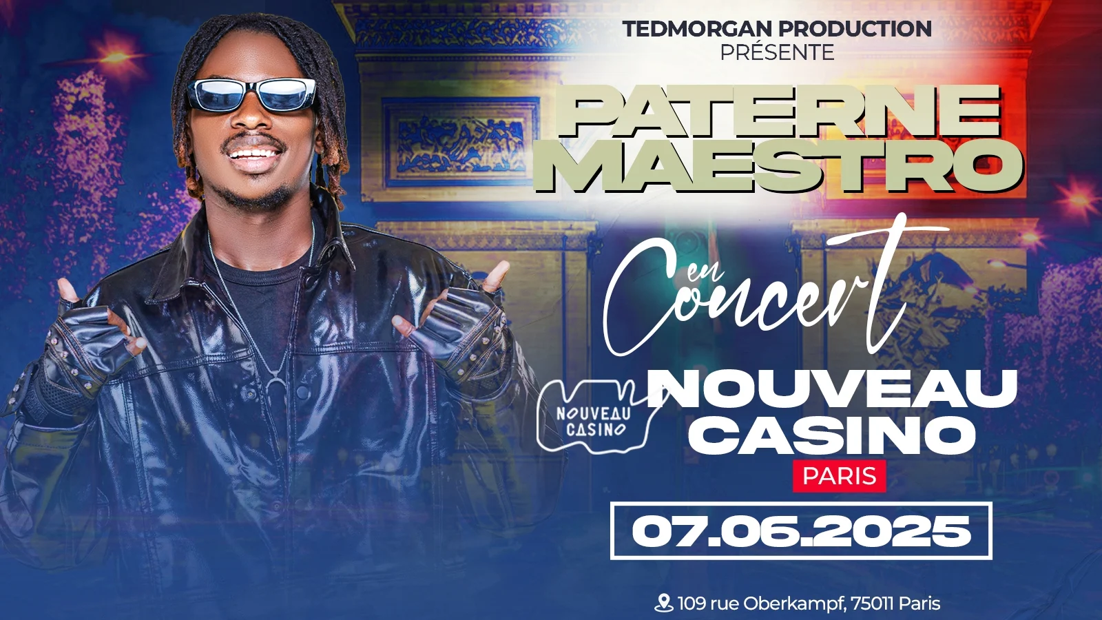 Paterne Maestro Live À Paris Cover
