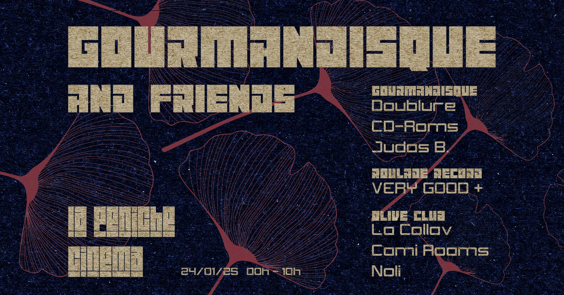 Gourmandisque & Friends X Peniche Cinema Cover