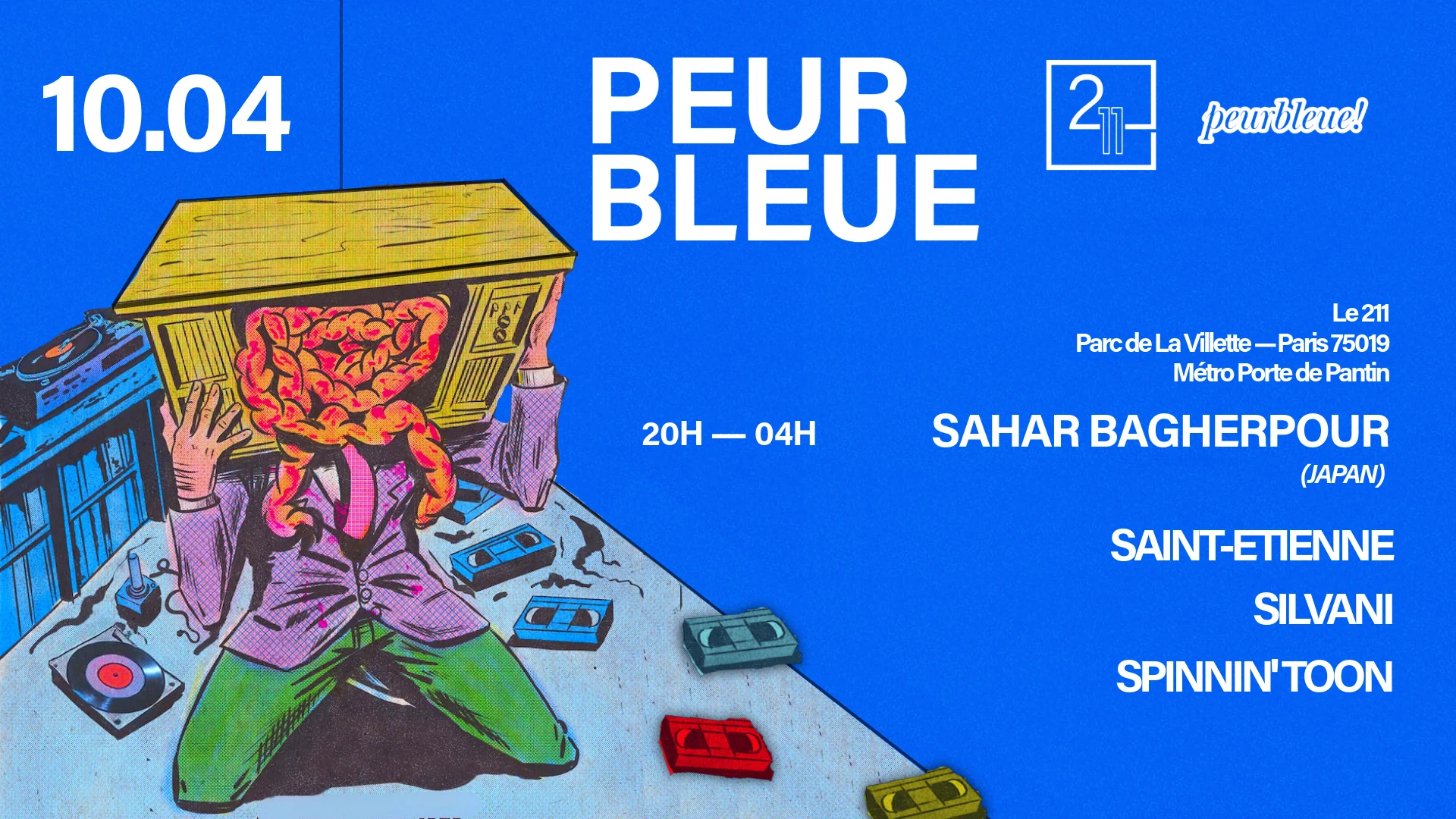 Peurbleue! - Au 211 Cover