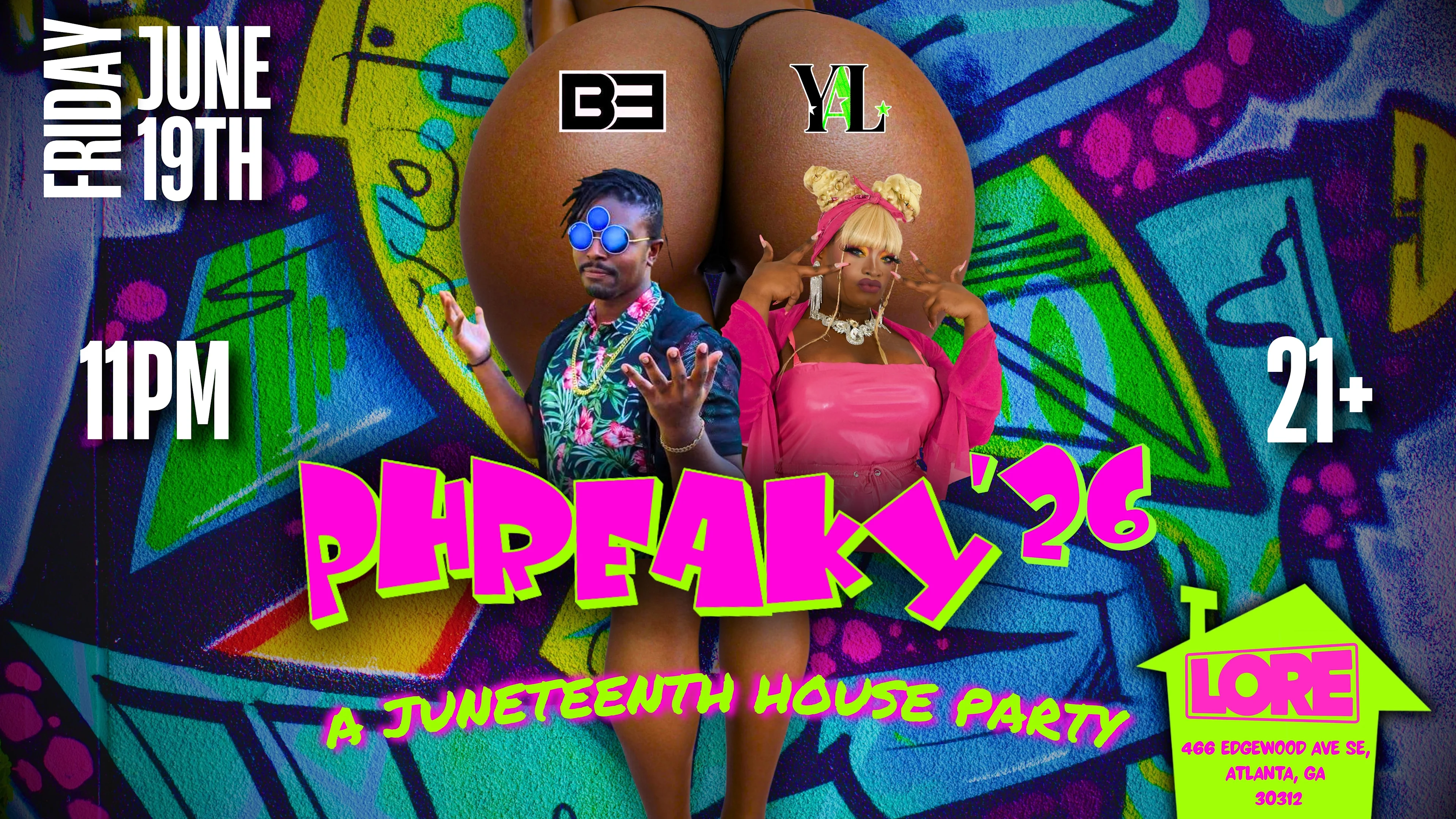 Phreaky: A Juneteenth House Party Cover