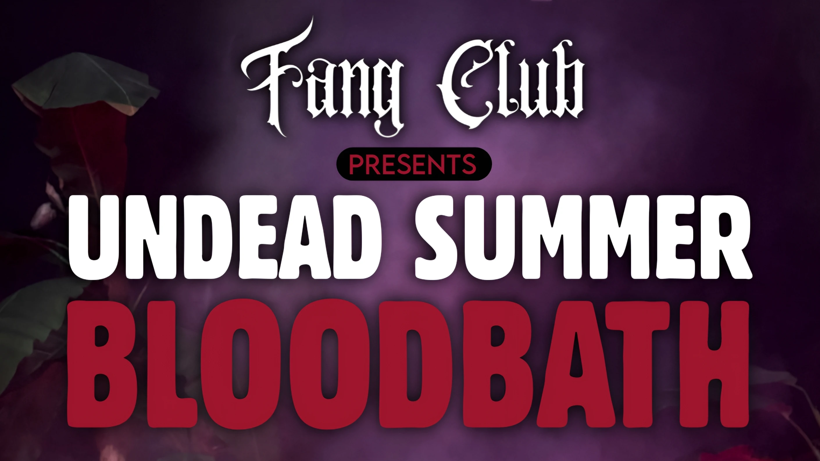 Fang Club - Undead Summer Bloodbath Cover