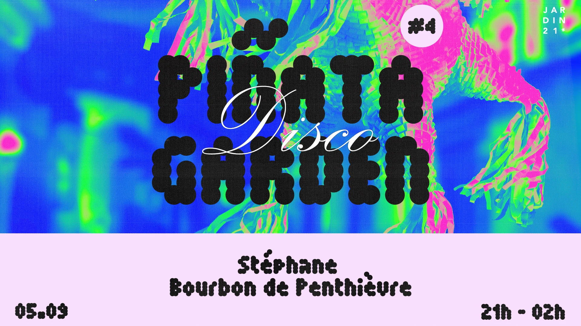 Piñata Disco Garden 𖥔 All Night Long W/ Stéphane Bourbon Cover