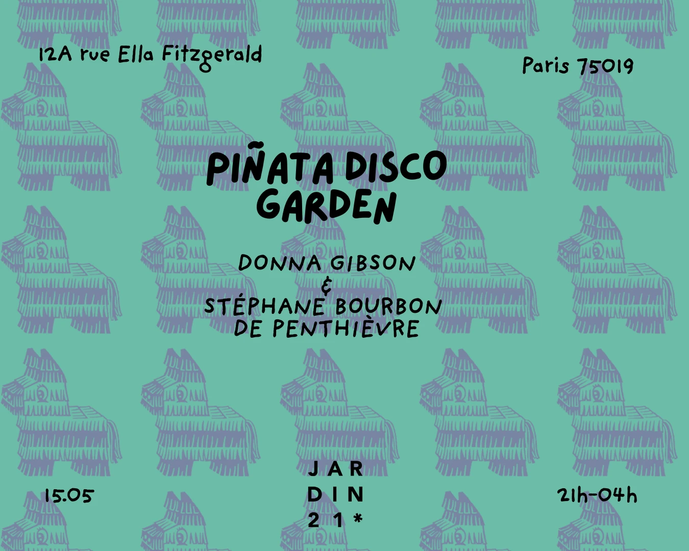 Piñata Disco Garden X Jardin21 - Open Air Cover