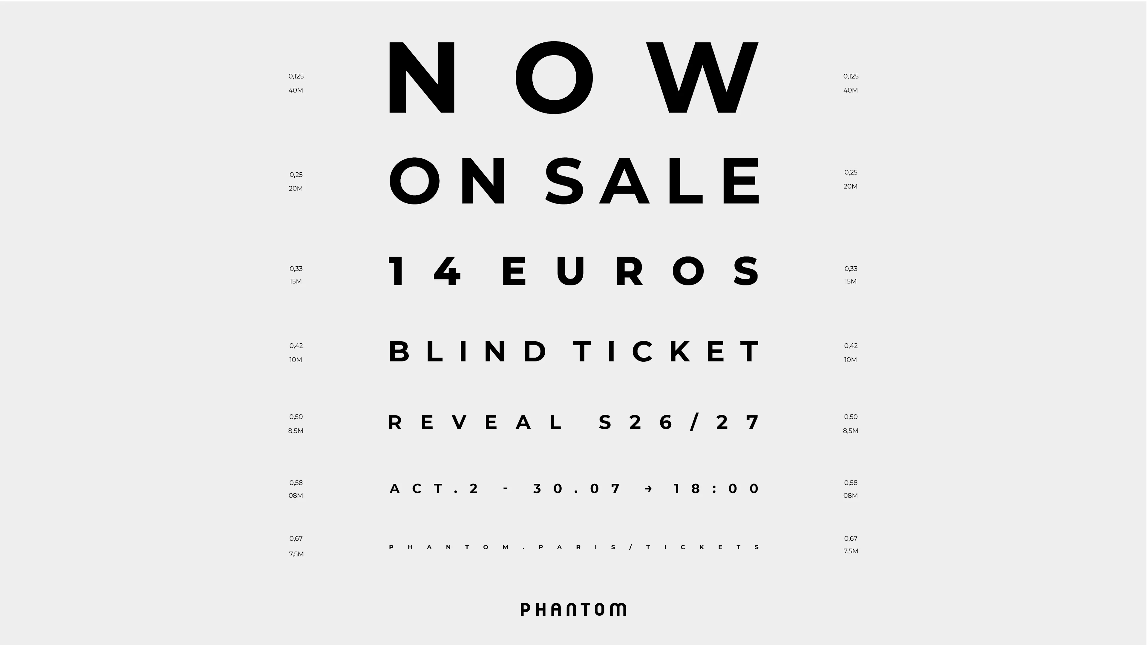 Phantom : Blind Ticket Season 26/27 Cover