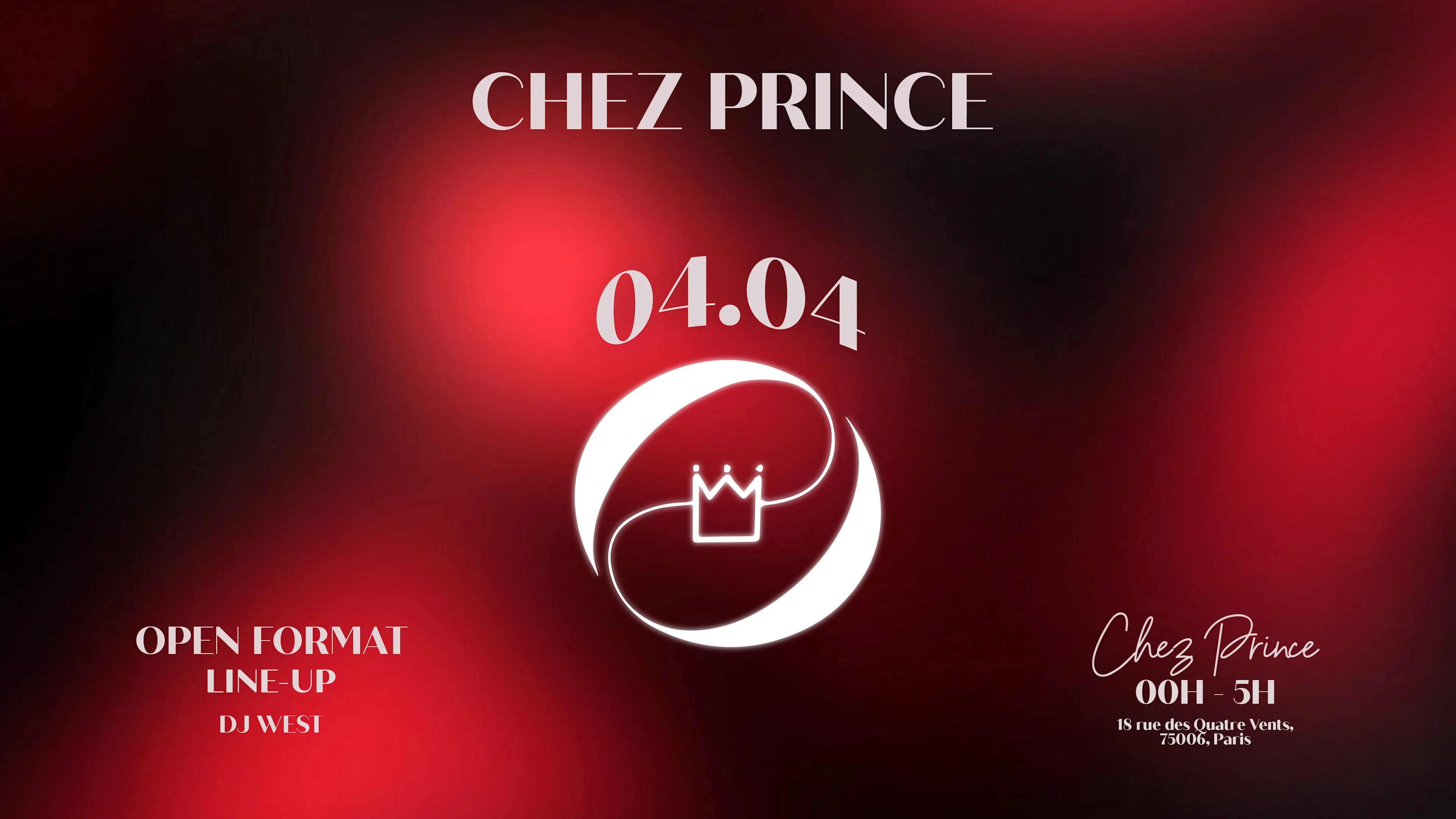 Friday At | @Chez Prince Cover