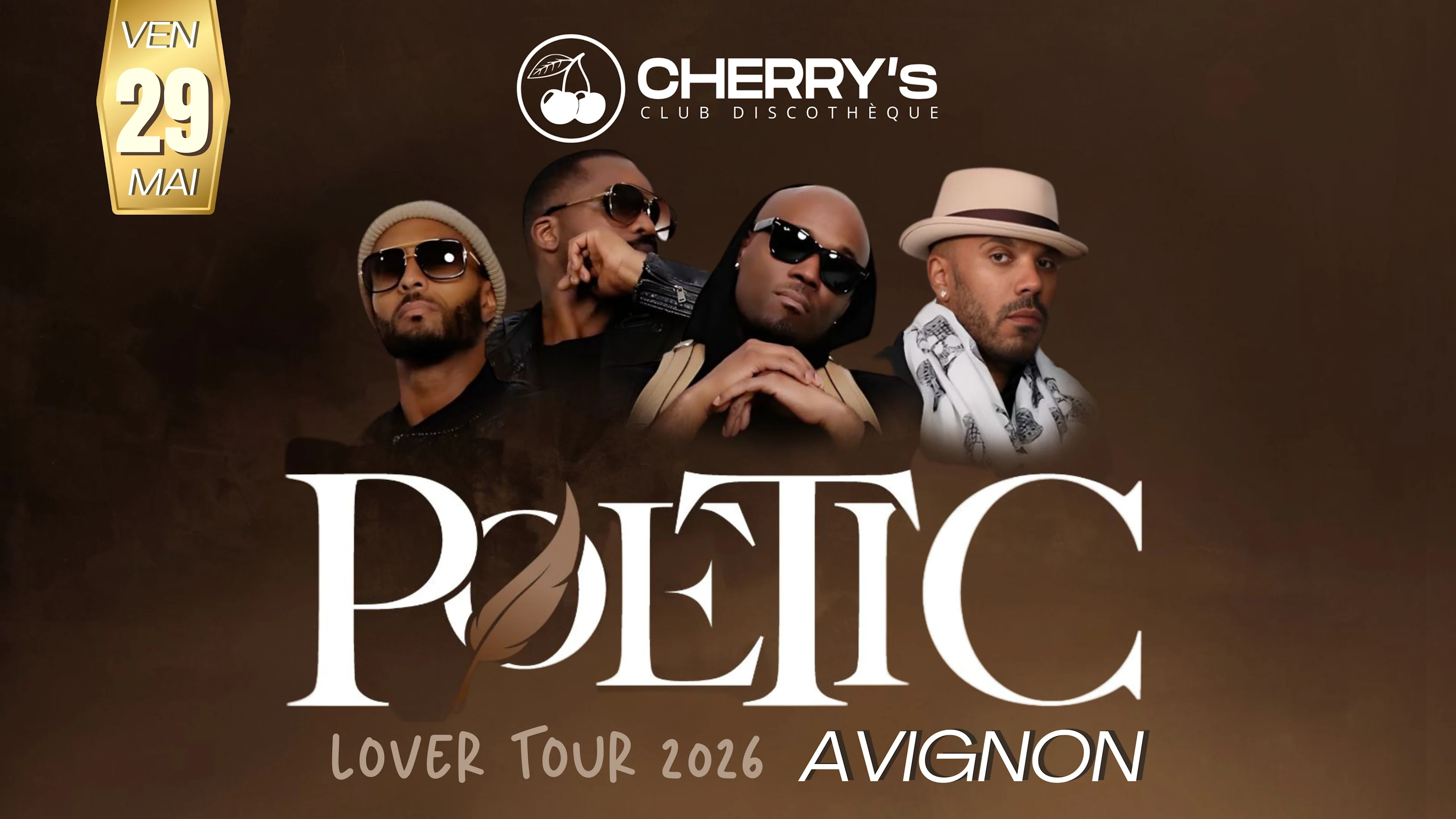 Poetic Lover Au Cherry's Club Avignon Cover