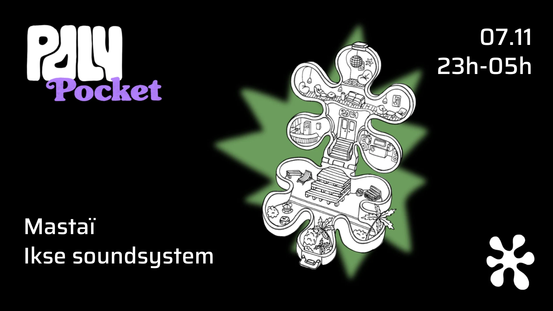 Poly • Pocket : Mastaï, Ikse Soundsystem Cover