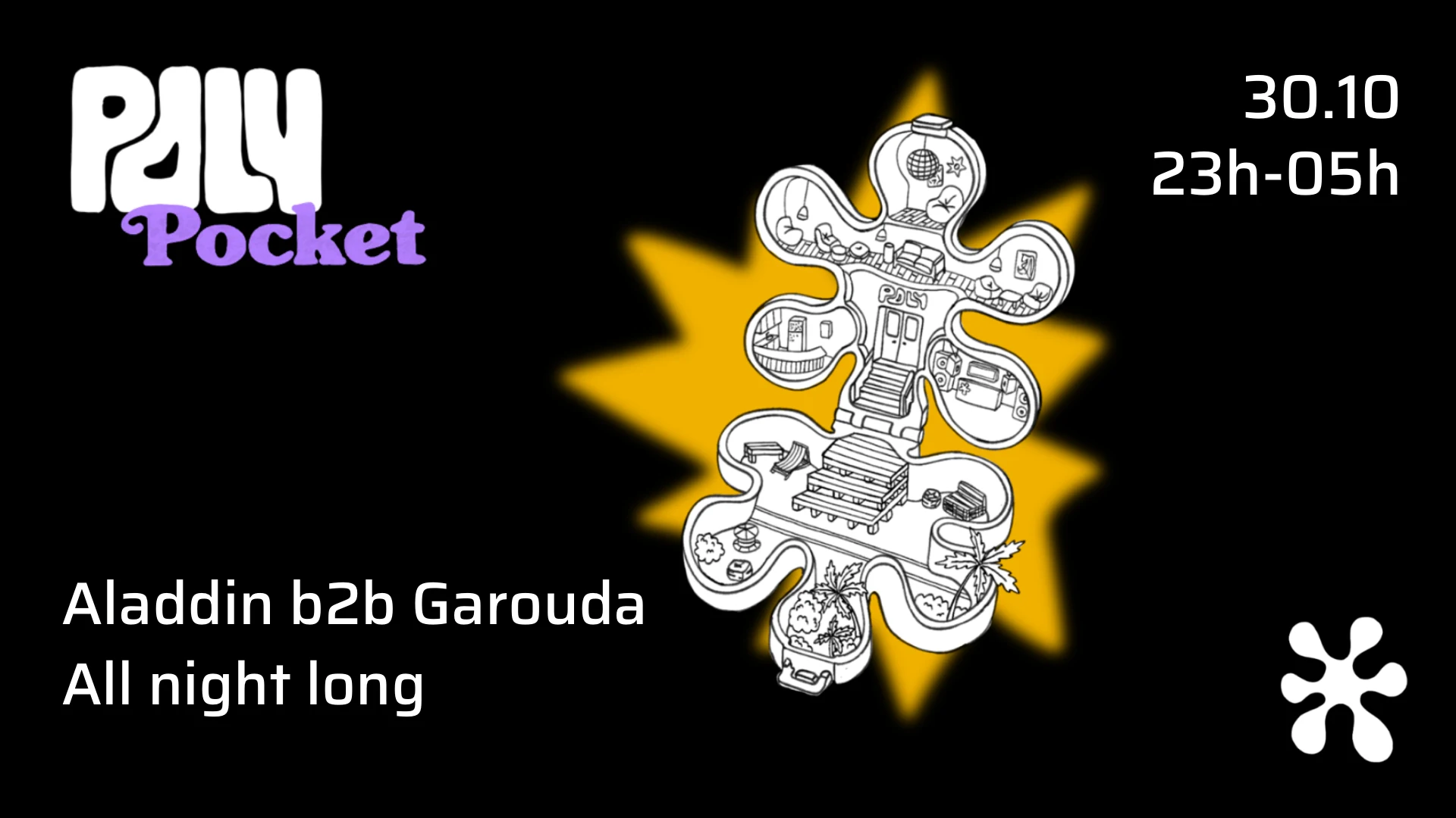 Poly • Pocket : Aladdin & Garouda All Night Long Cover