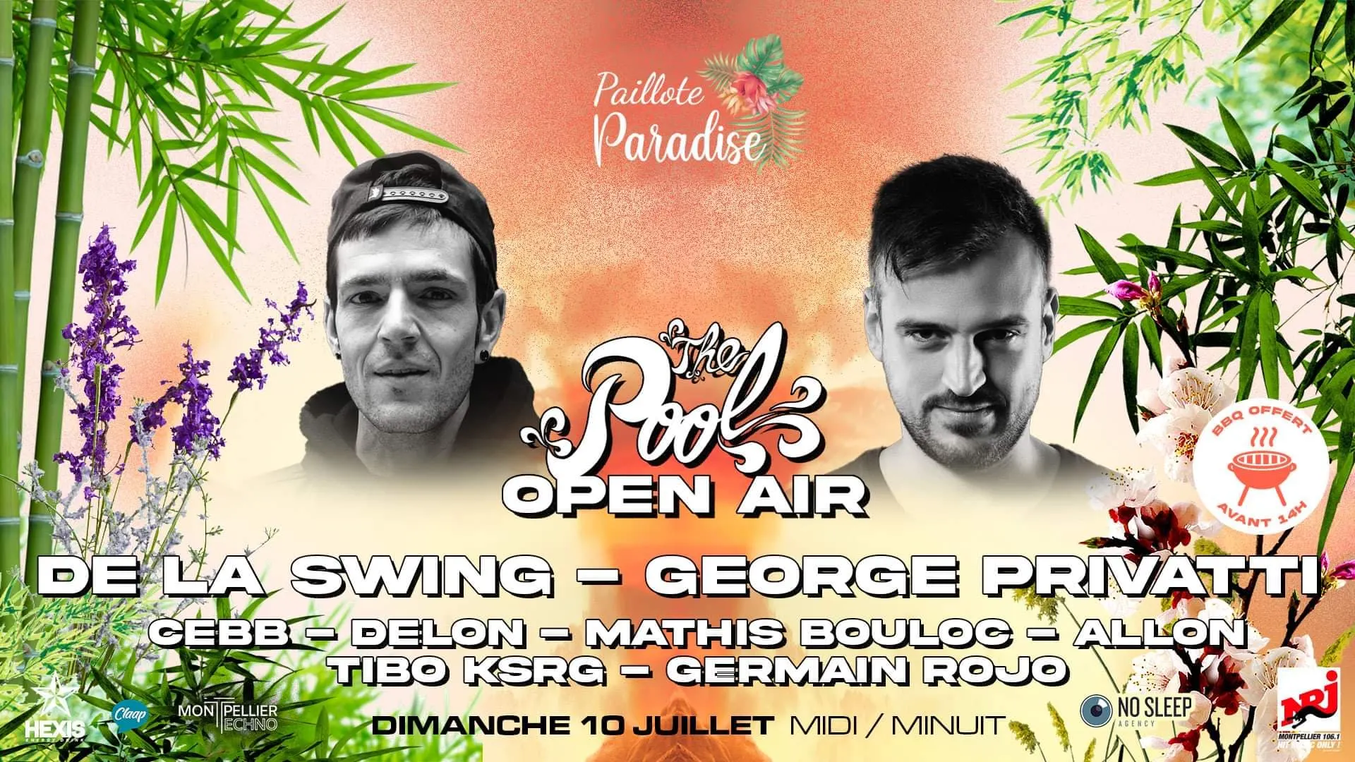 The Pool Open Air : De La Swing & George Privatti (Elrow Dj's) Cover
